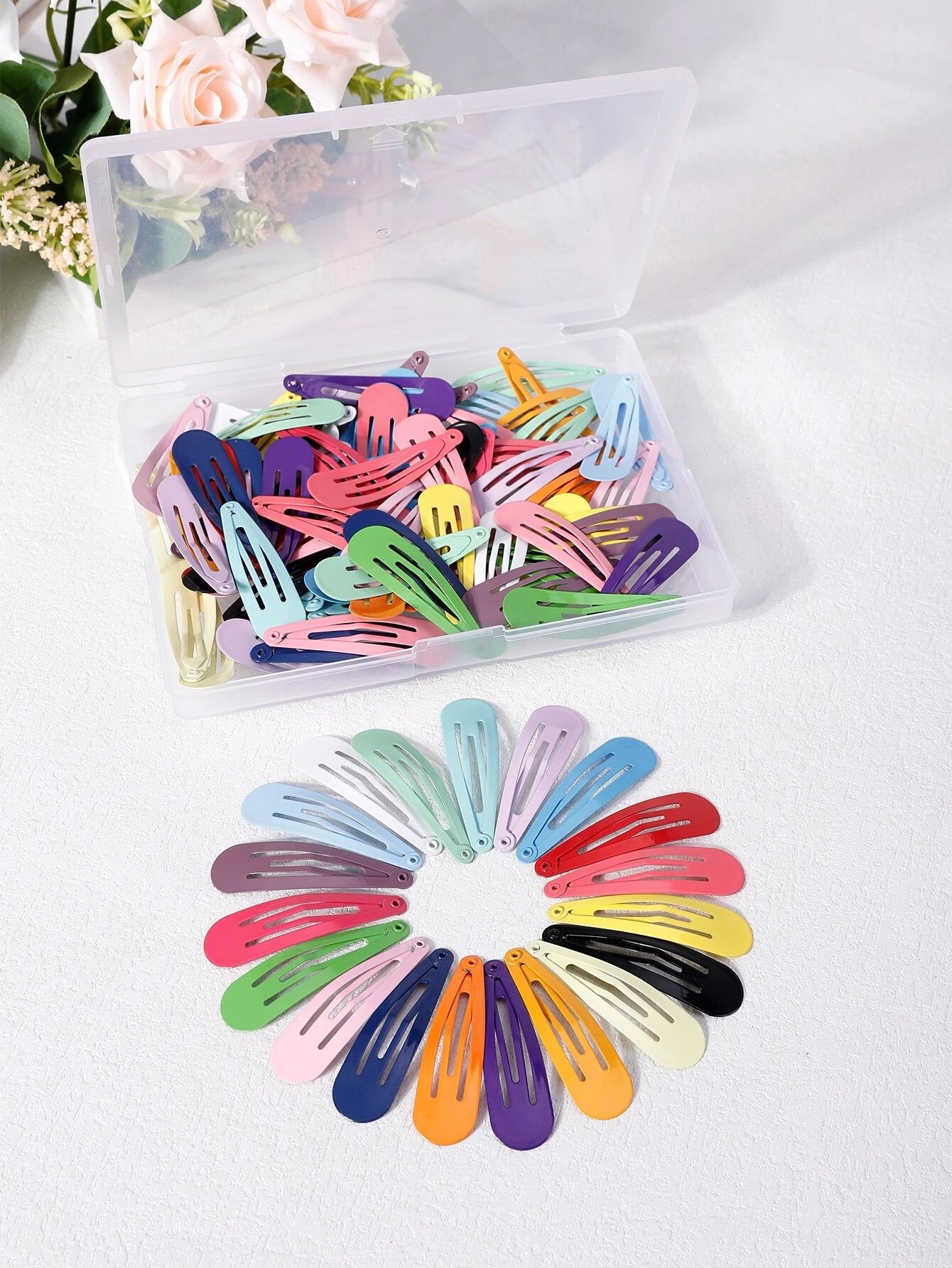 Set of 48 - Plain Fashion Hair Clips