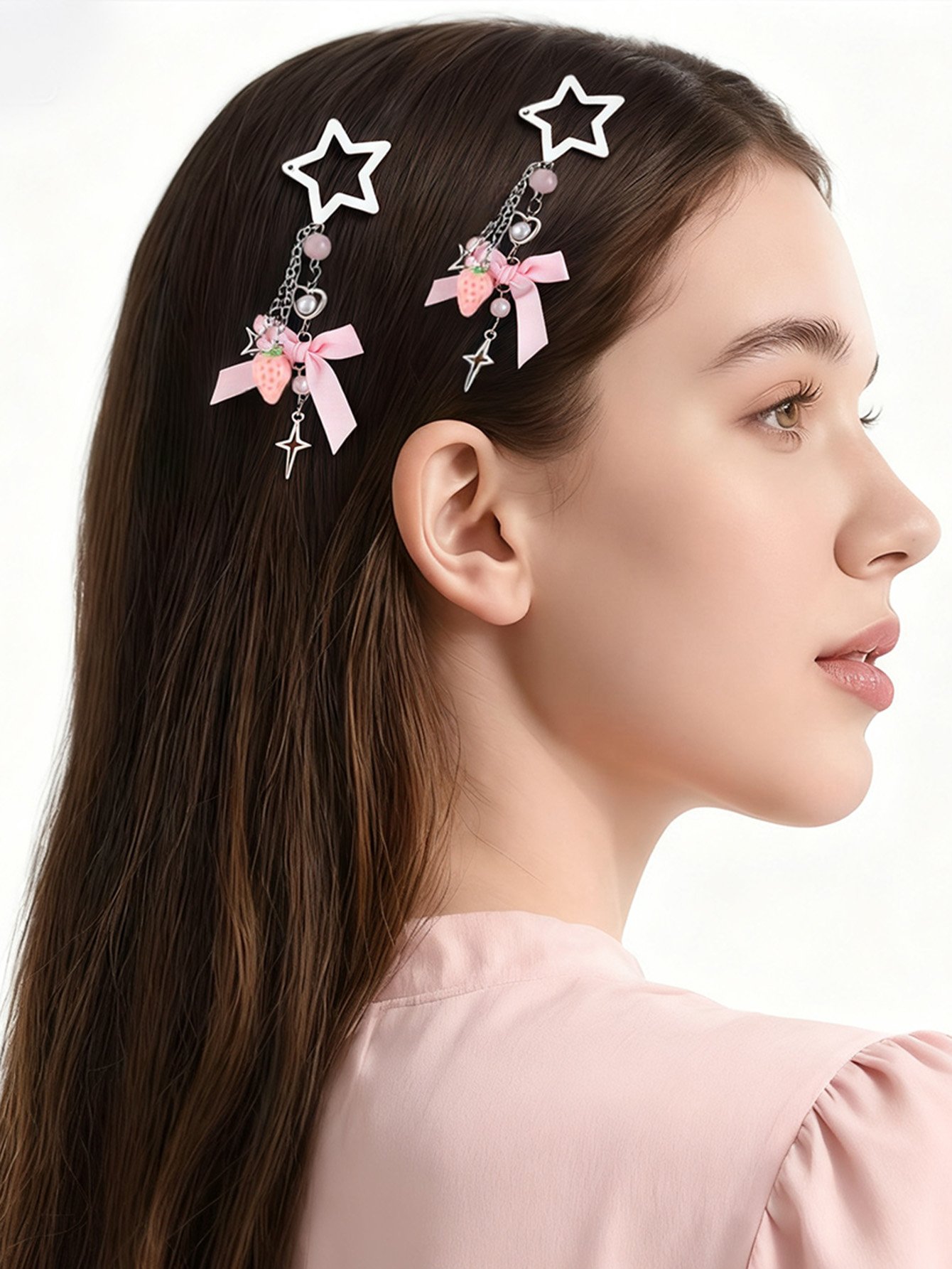 Set of 2 - Star Hair Clips
