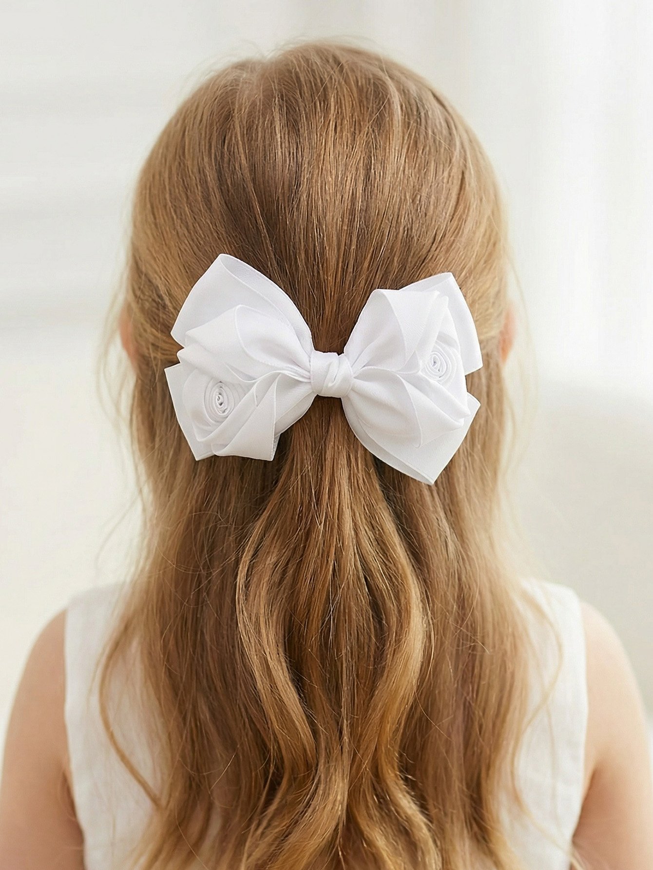 Solid Bow Hair Clip