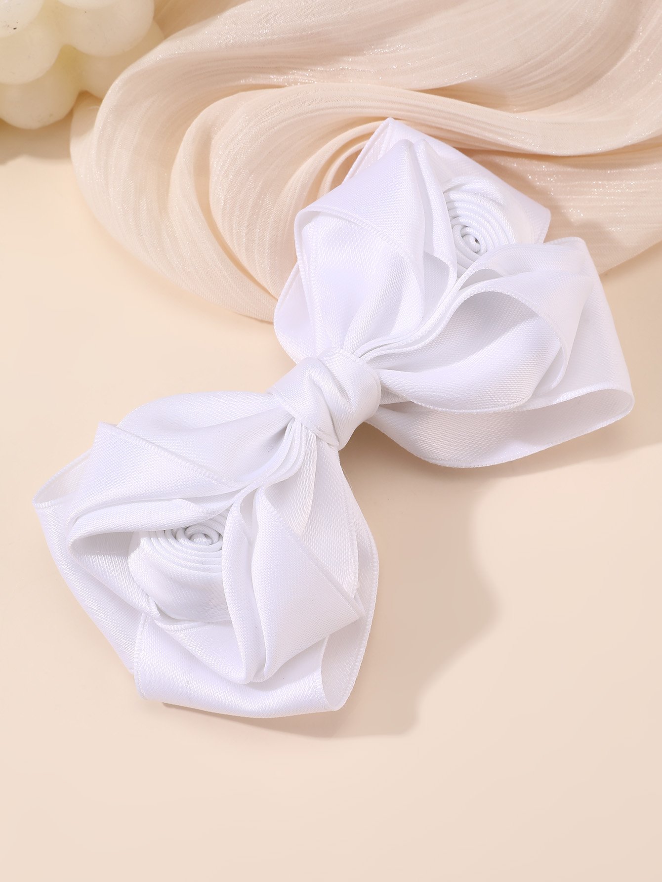 Solid Bow Hair Clip