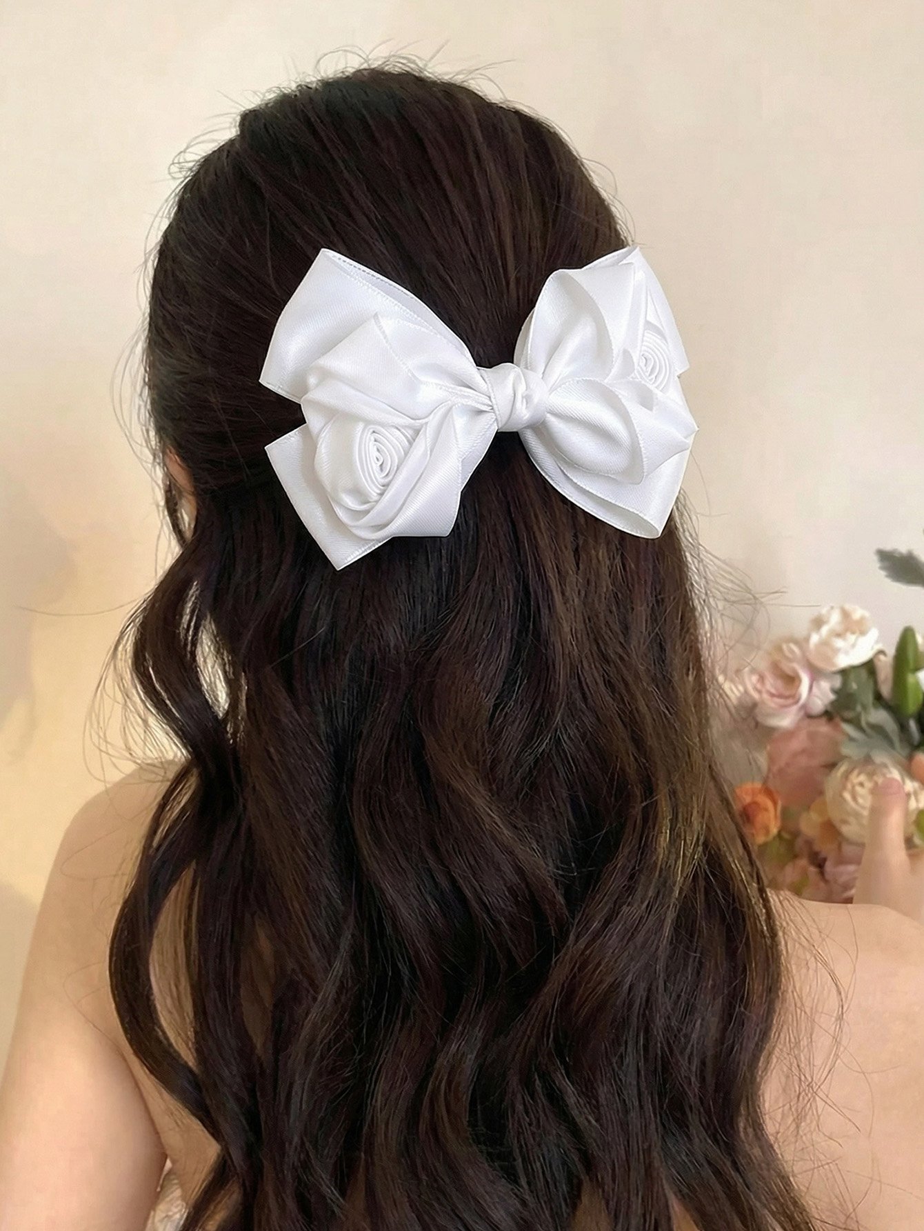 Solid Bow Hair Clip