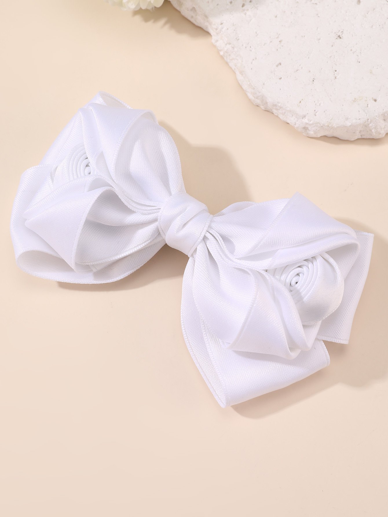 Solid Bow Hair Clip