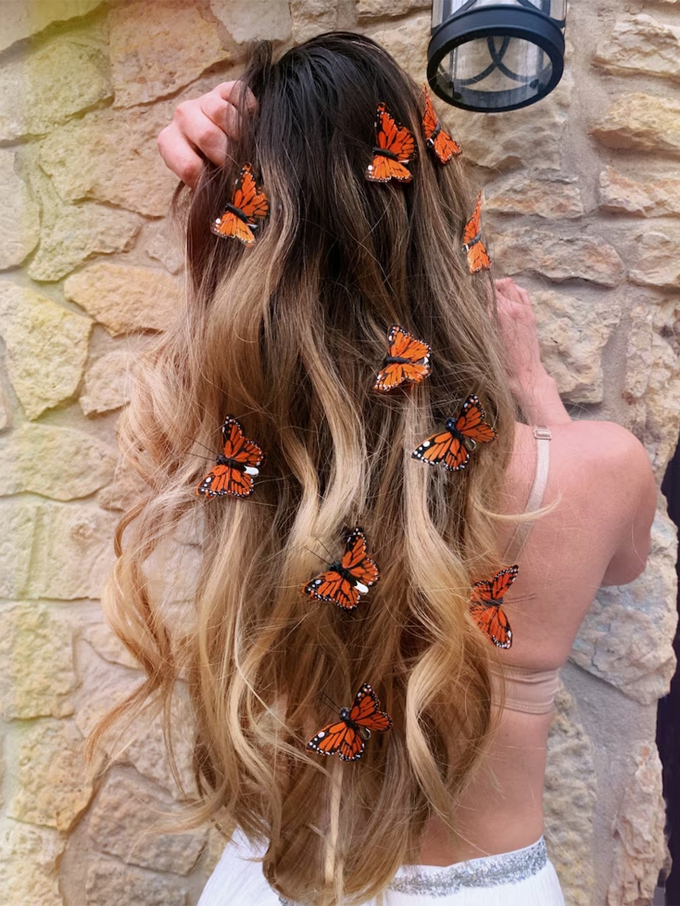 Set of 10 - Butterfly Hair Clip