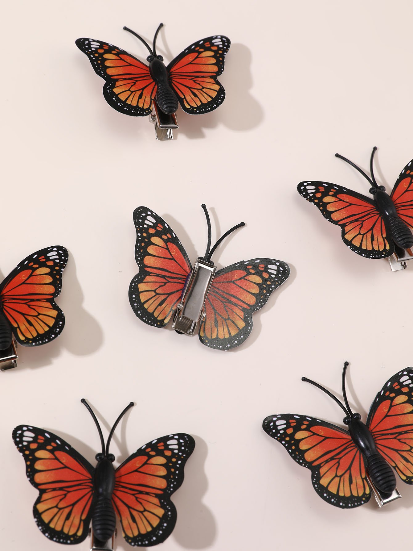 Set of 10 - Butterfly Hair Clip