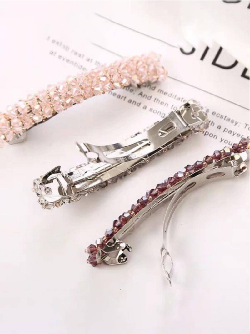Set of 5 - Embellished Hair Clips