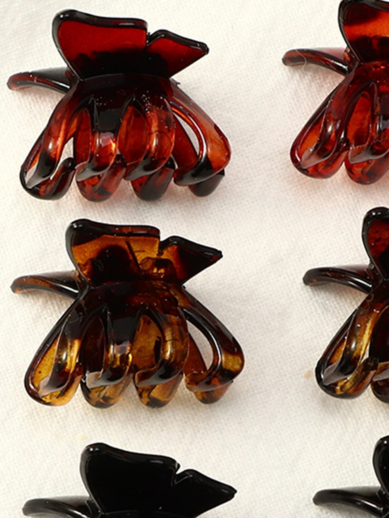 Pack of 6 - Multi-Color Butterfly Hair Clips
