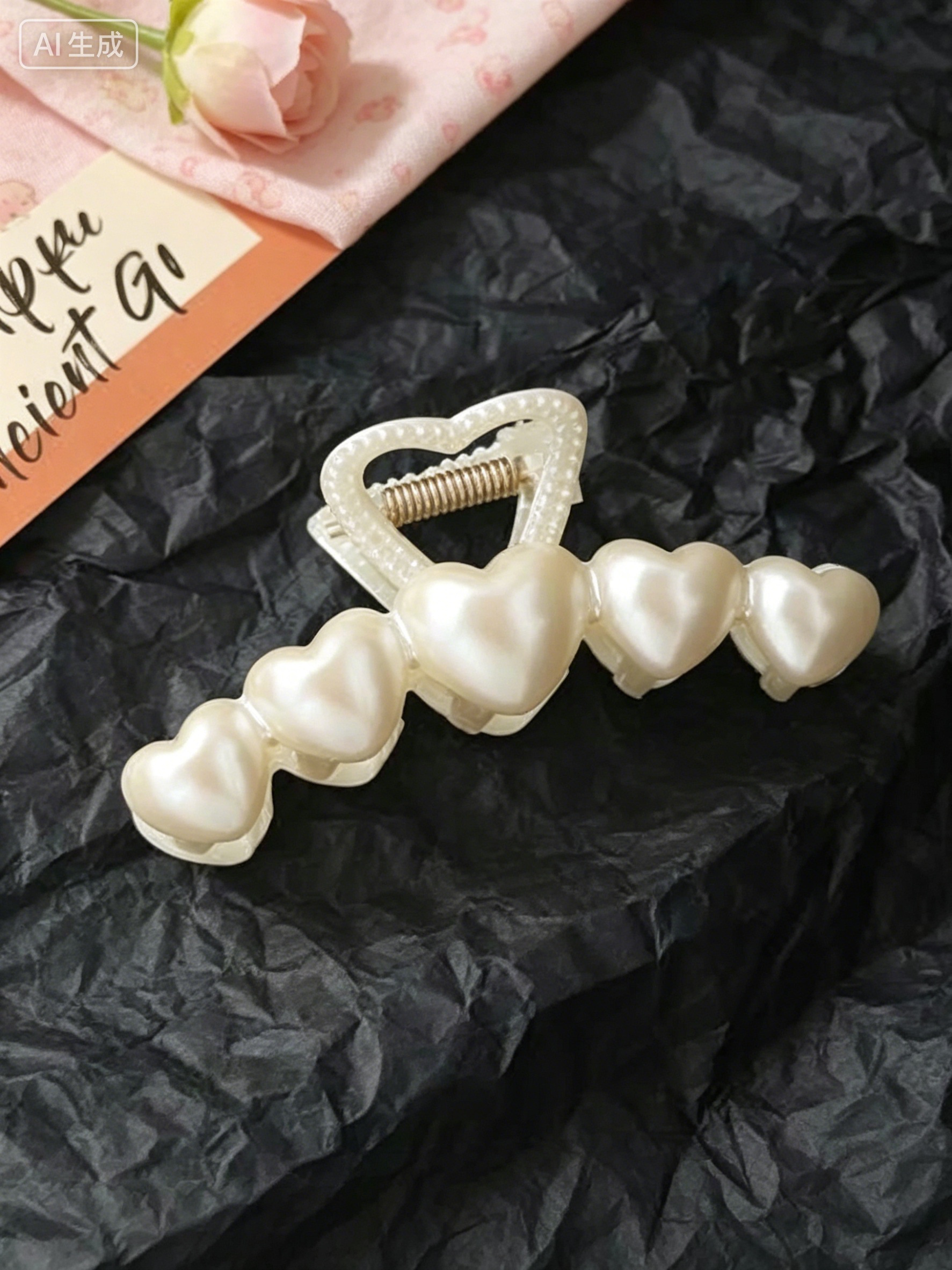 Heart Hair Clamp
