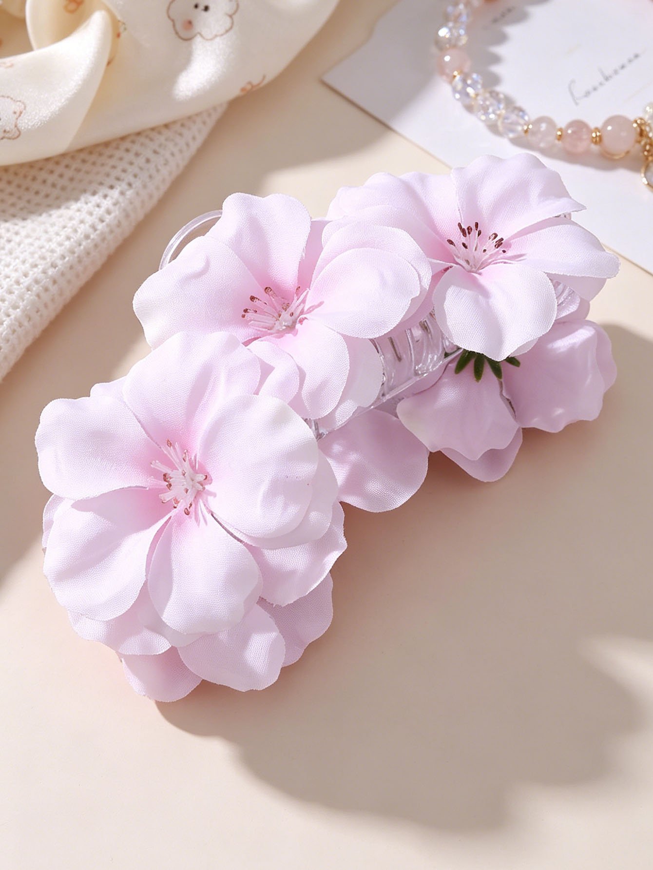 Flower Claw Clip