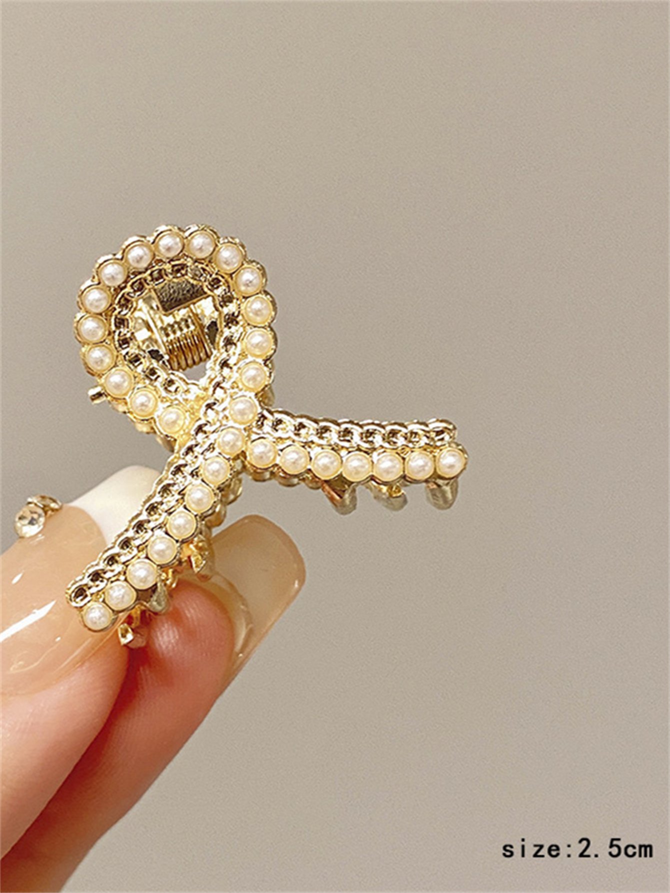 Set of 5 - Embellished Claw Clip