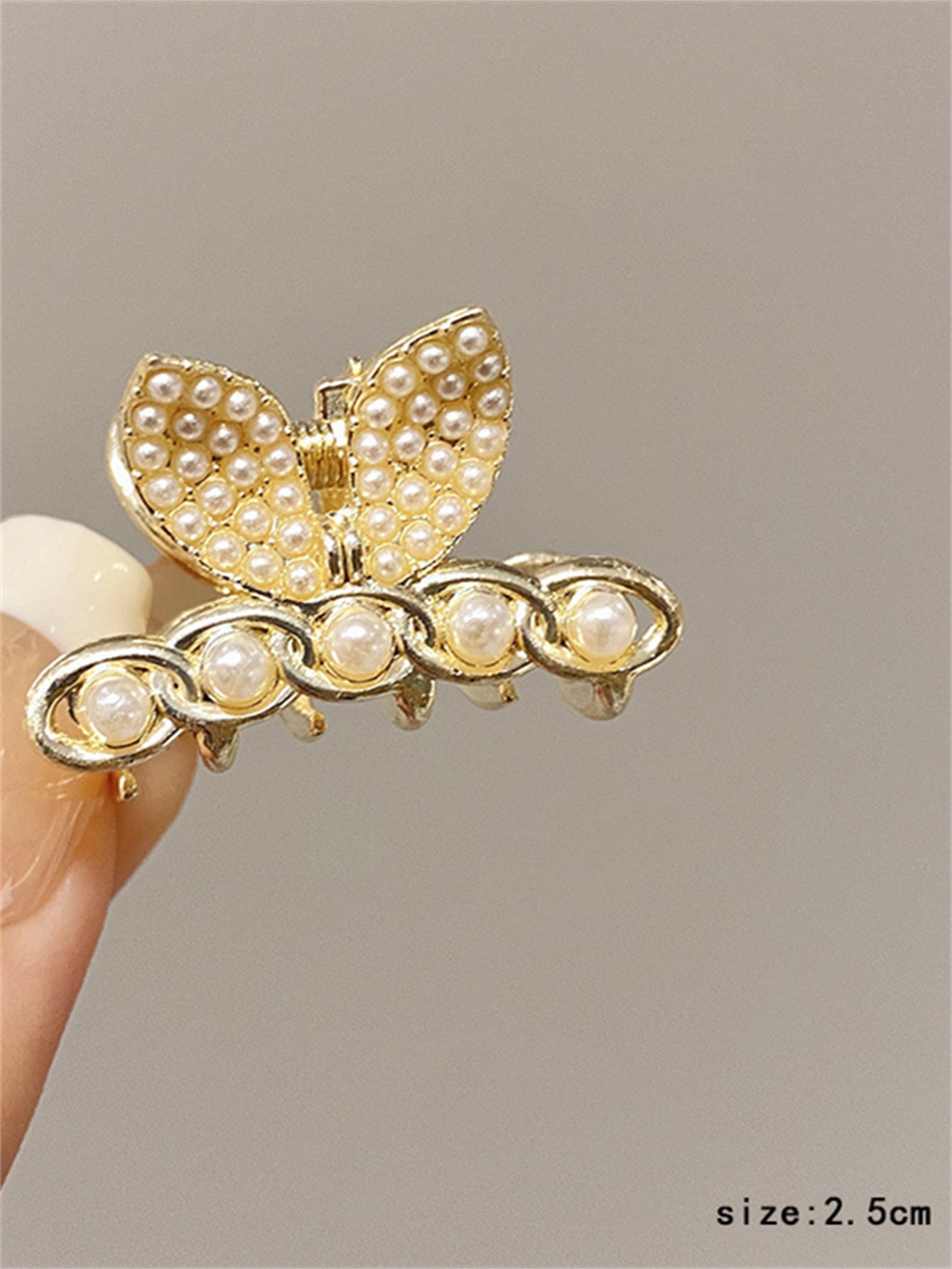 Set of 5 - Embellished Claw Clip