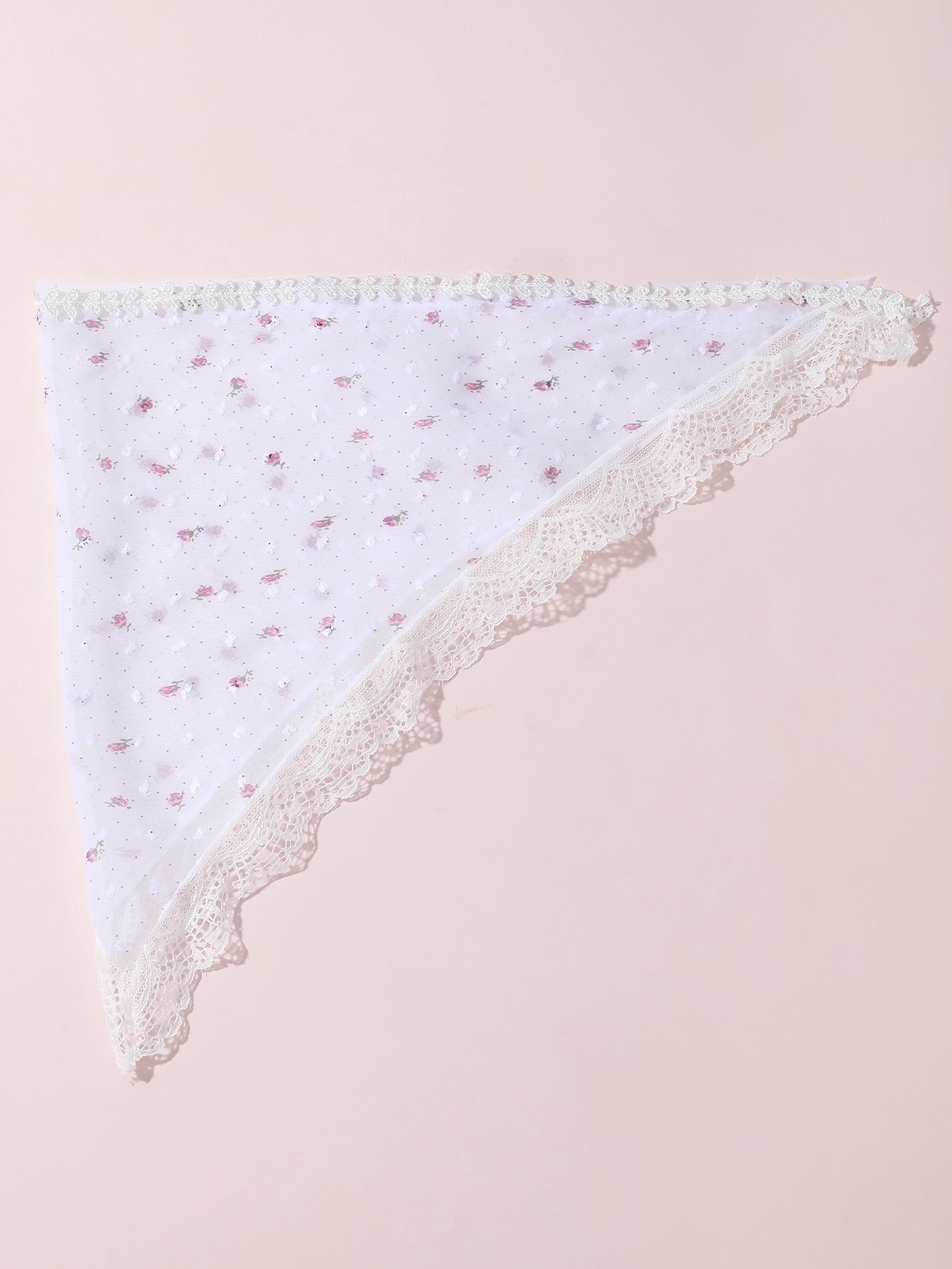 Lace Edge Hair Bandana