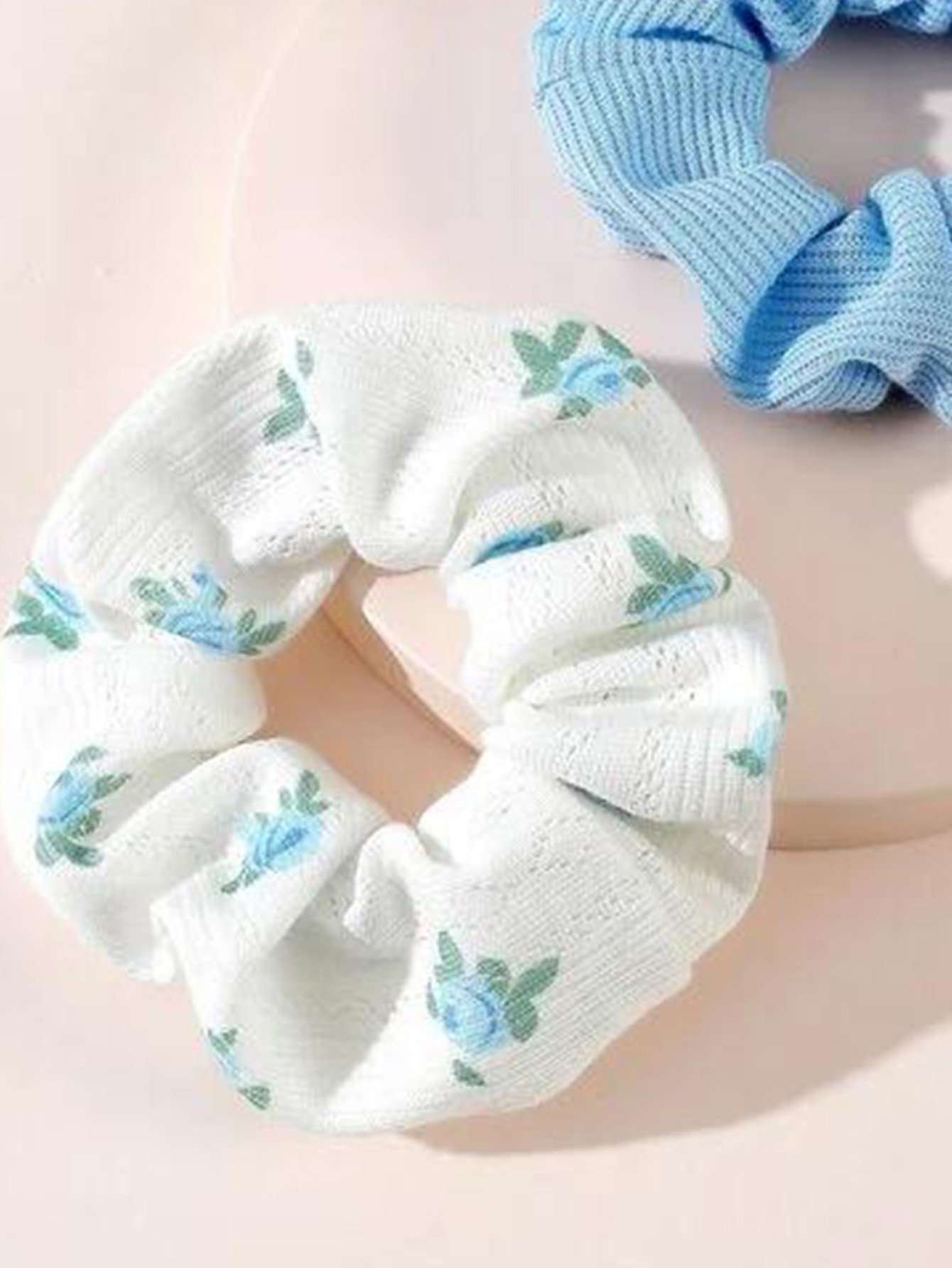 Set of 2 - Floral Scrunchies