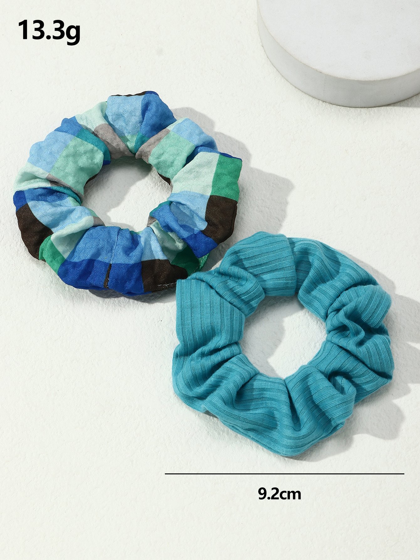 Set of 2 - Textured Hair Scrunchies