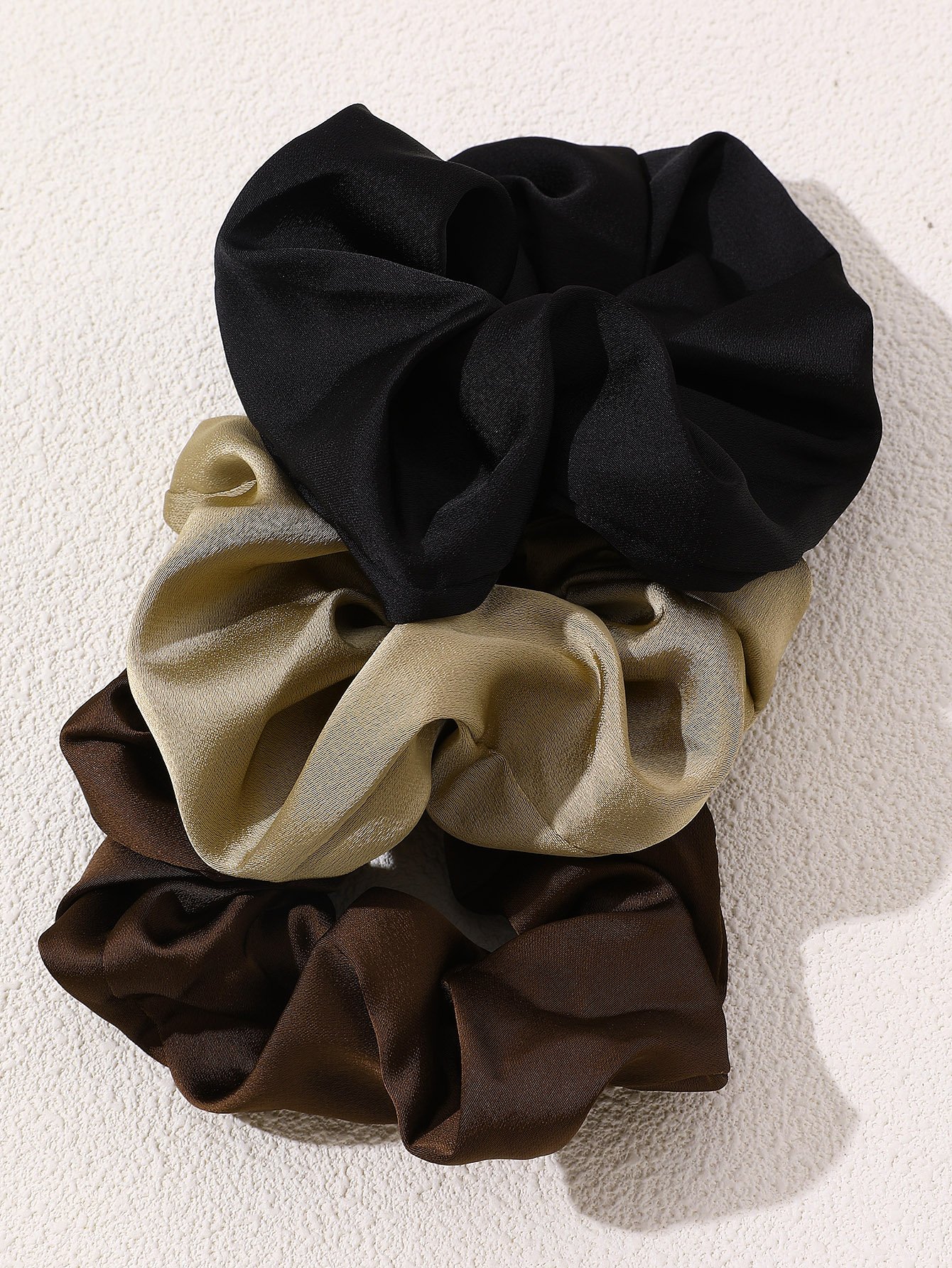 Set of 3 - Plain Hair Scrunchies