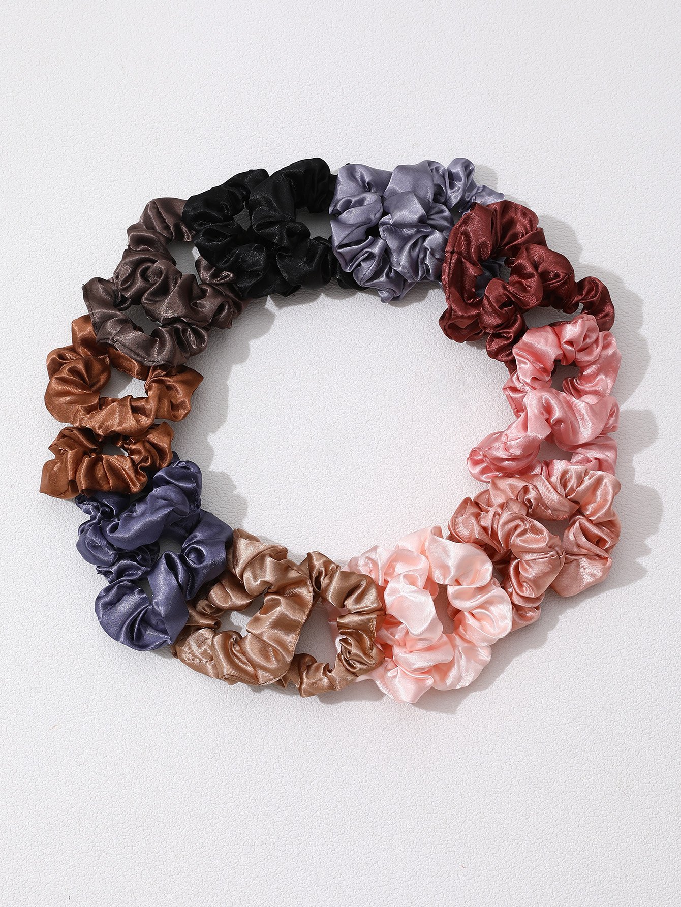 Set of 2 - Solid Hair Scrunchies