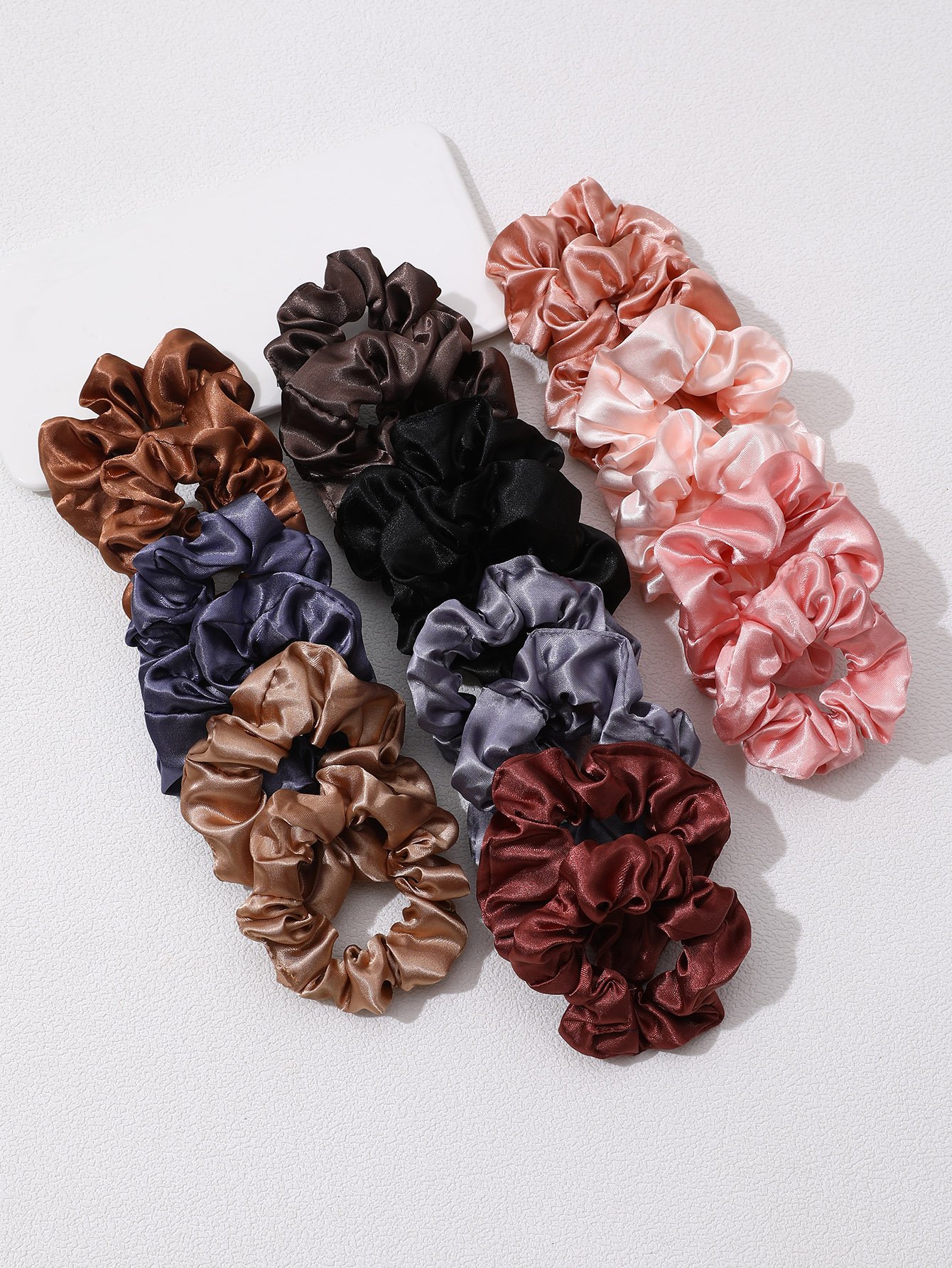 Set of 2 - Solid Hair Scrunchies