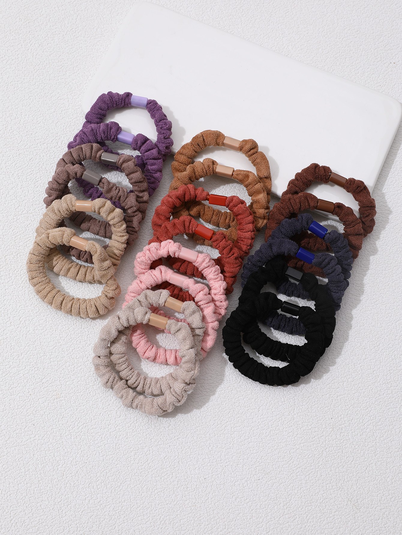 Set of 20 - Textured Hair Ties