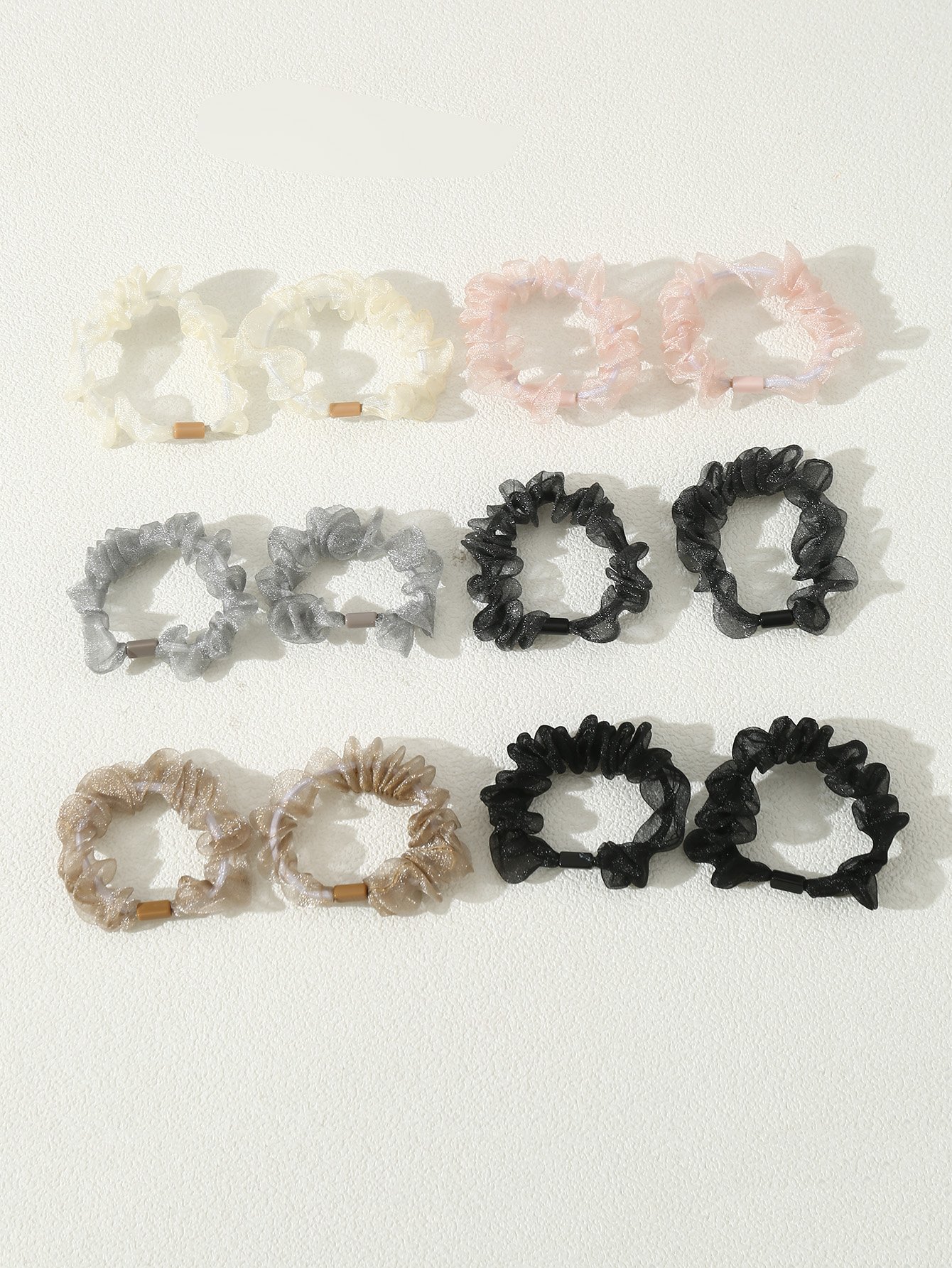Set of 12 - Textured Hair Ties