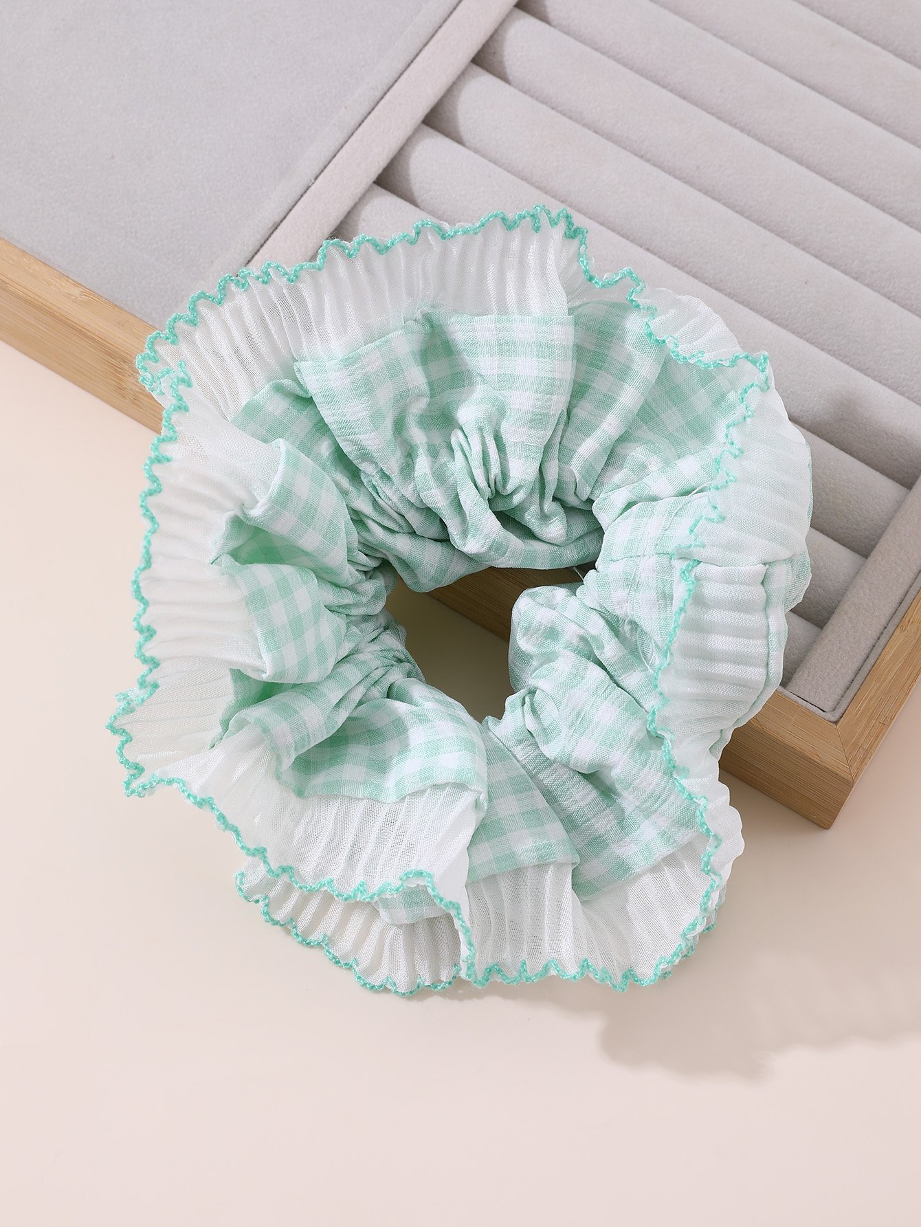 Plaid Hair Scrunchie
