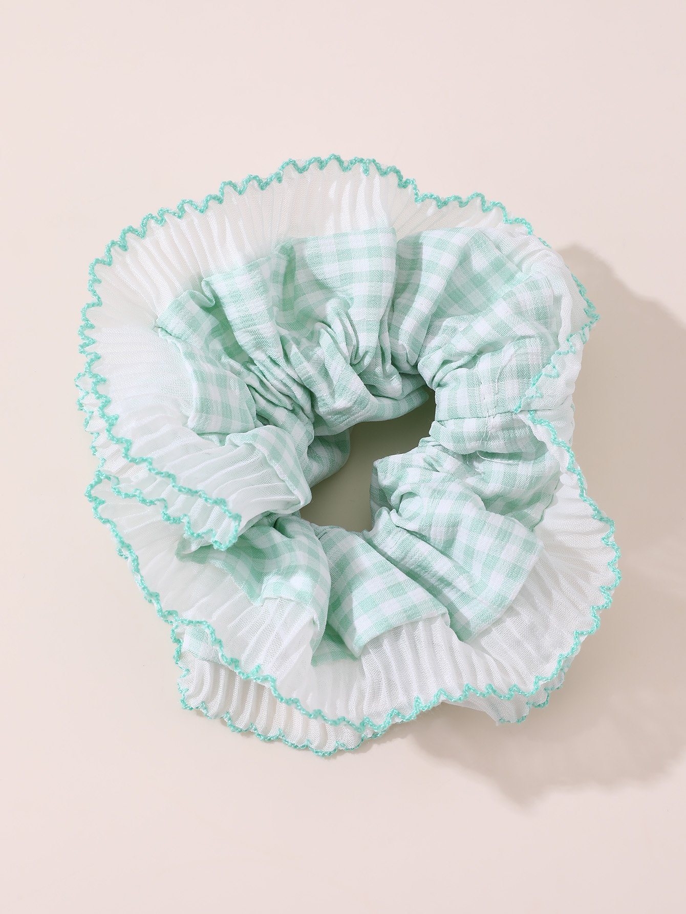Plaid Hair Scrunchie