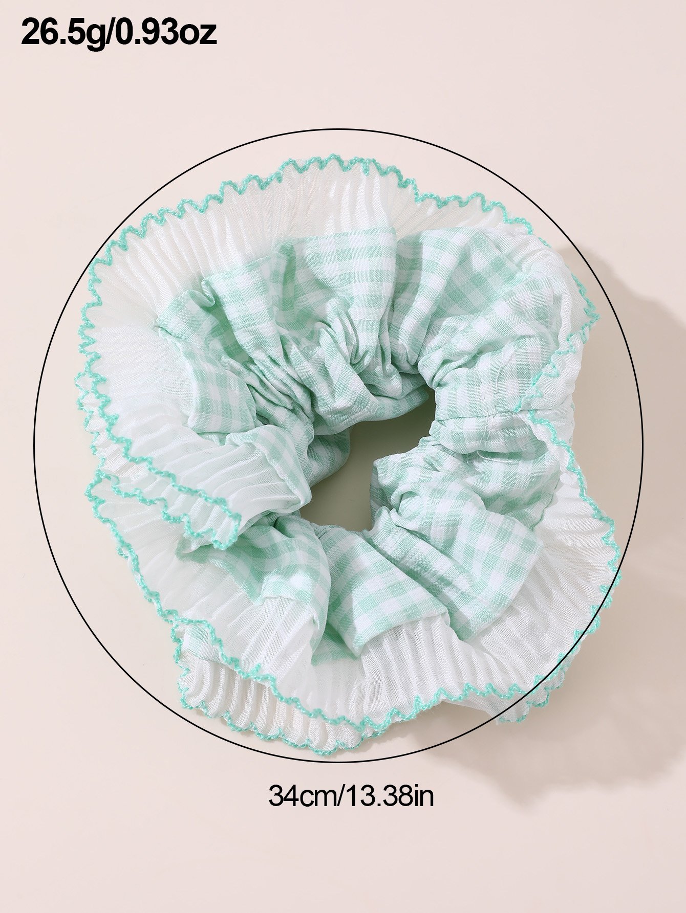 Plaid Hair Scrunchie
