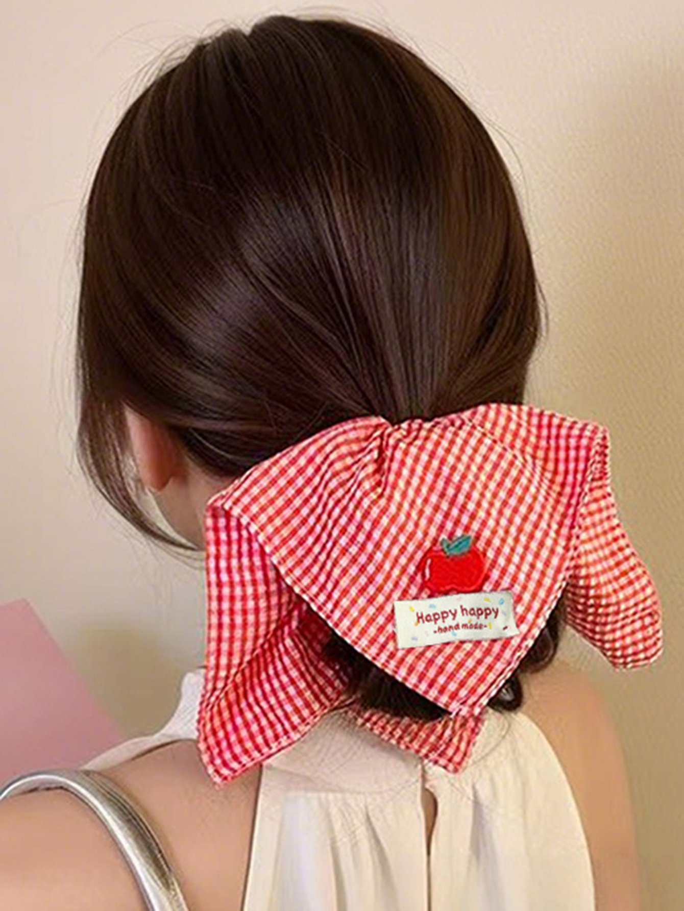 Plaid Hair Scrunchie