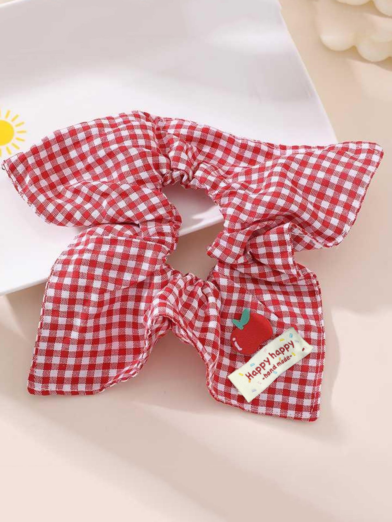 Plaid Hair Scrunchie