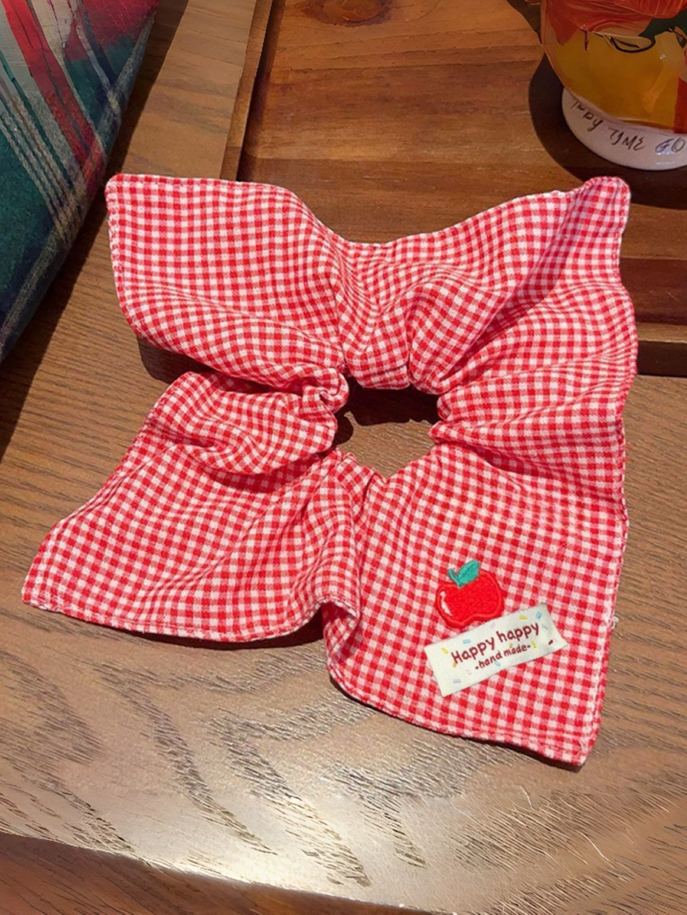 Plaid Hair Scrunchie