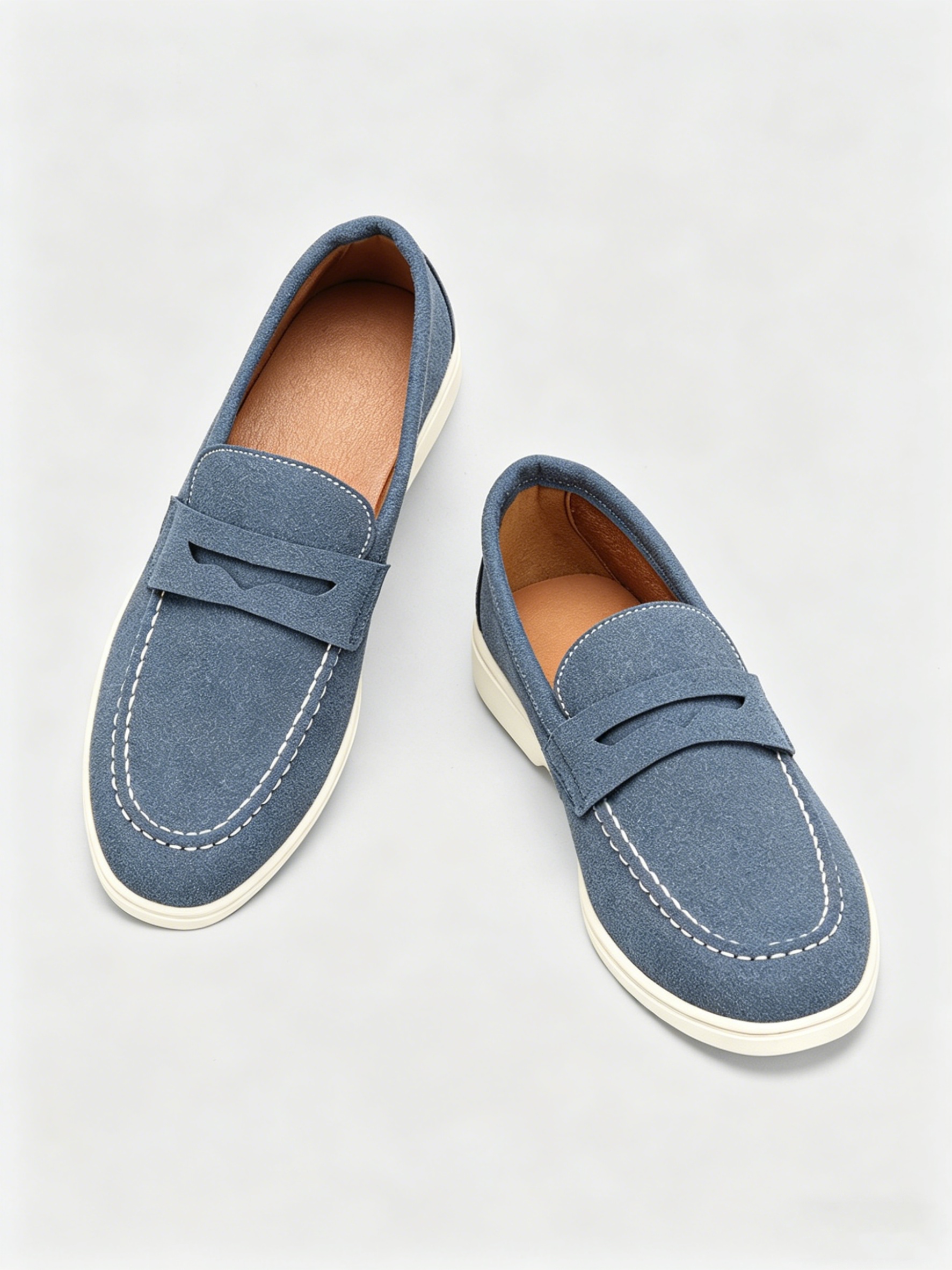 Men Blue Casual Loafers