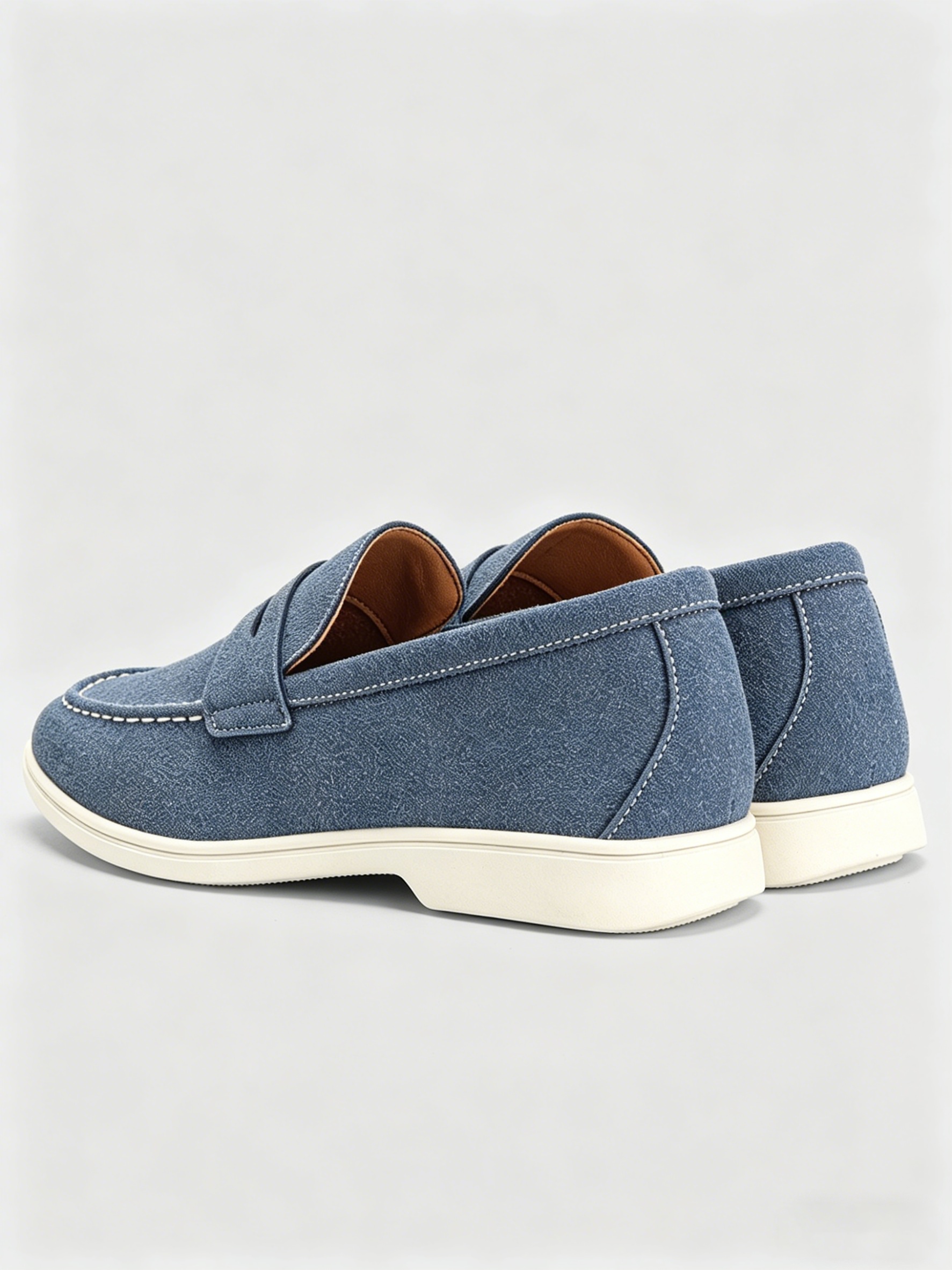 Men Blue Casual Loafers