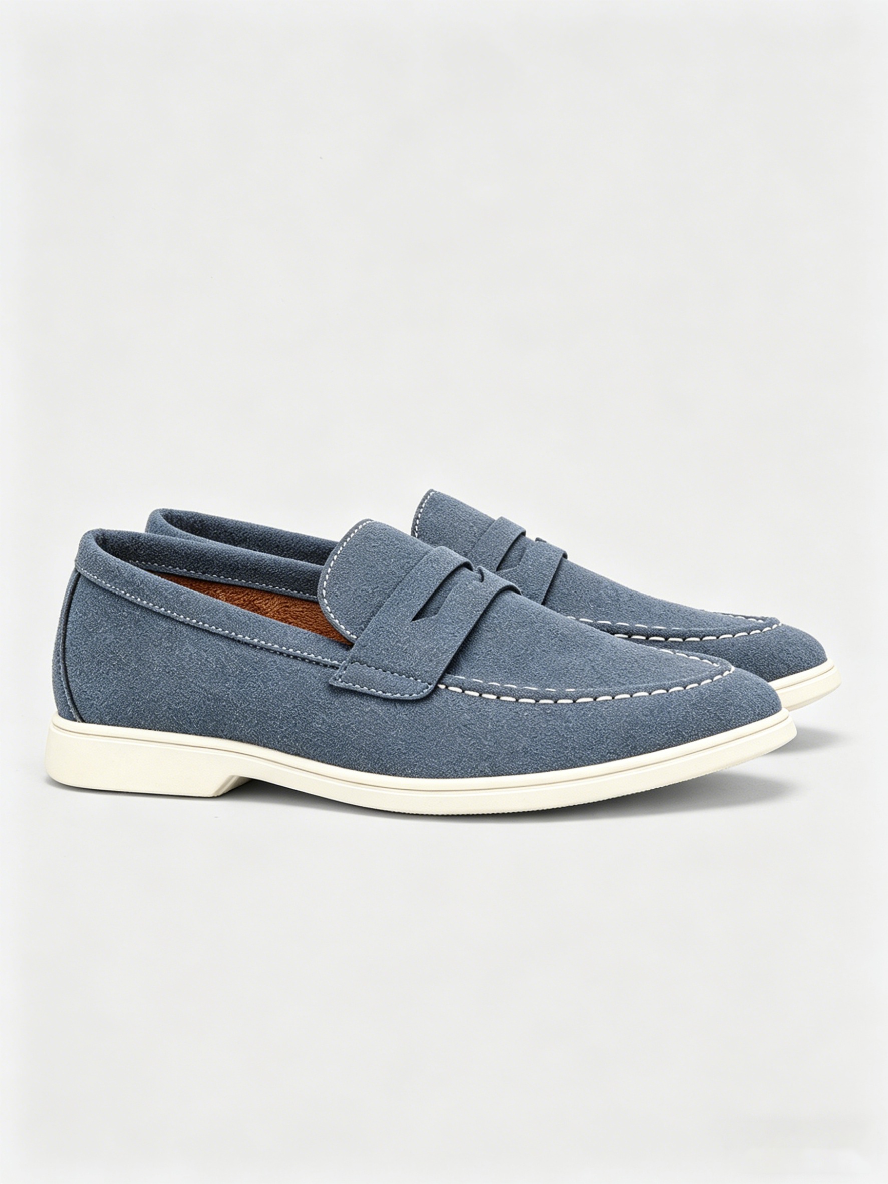 Men Blue Casual Loafers