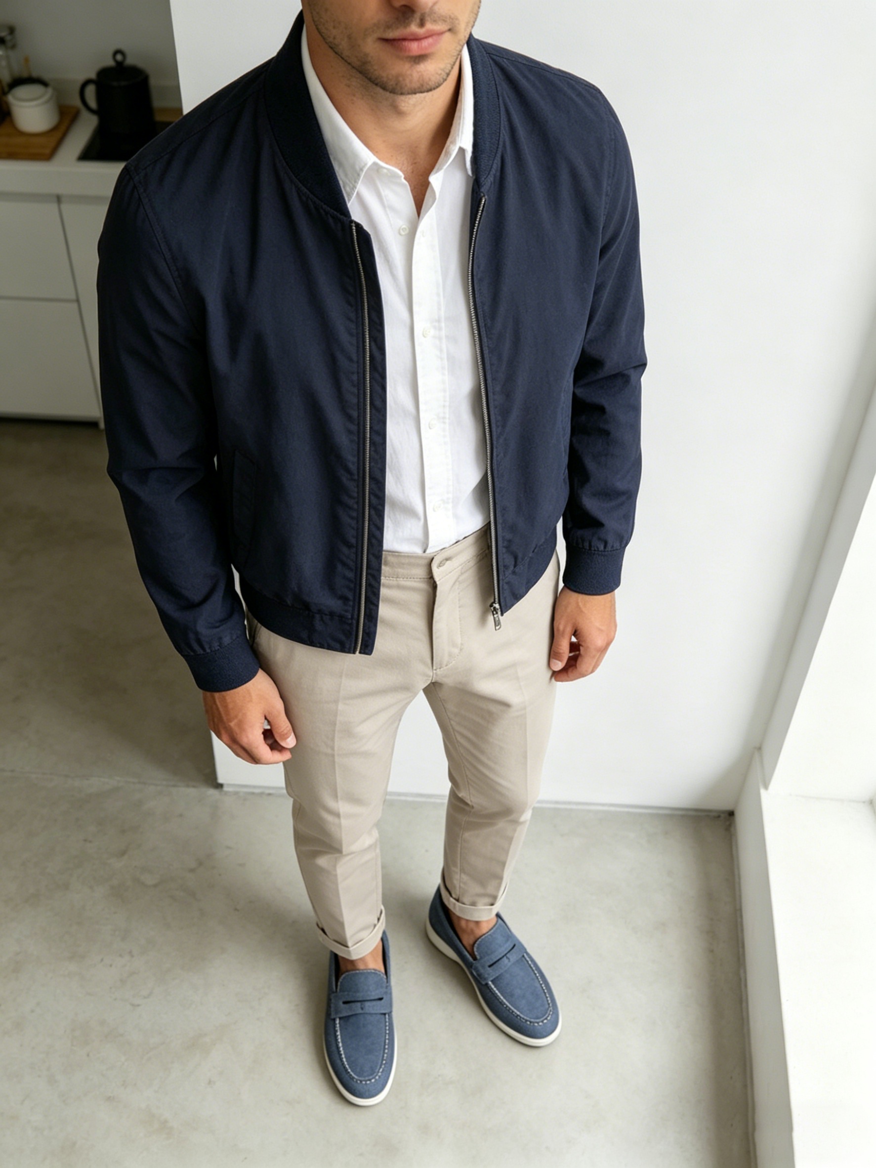 Men Blue Casual Loafers
