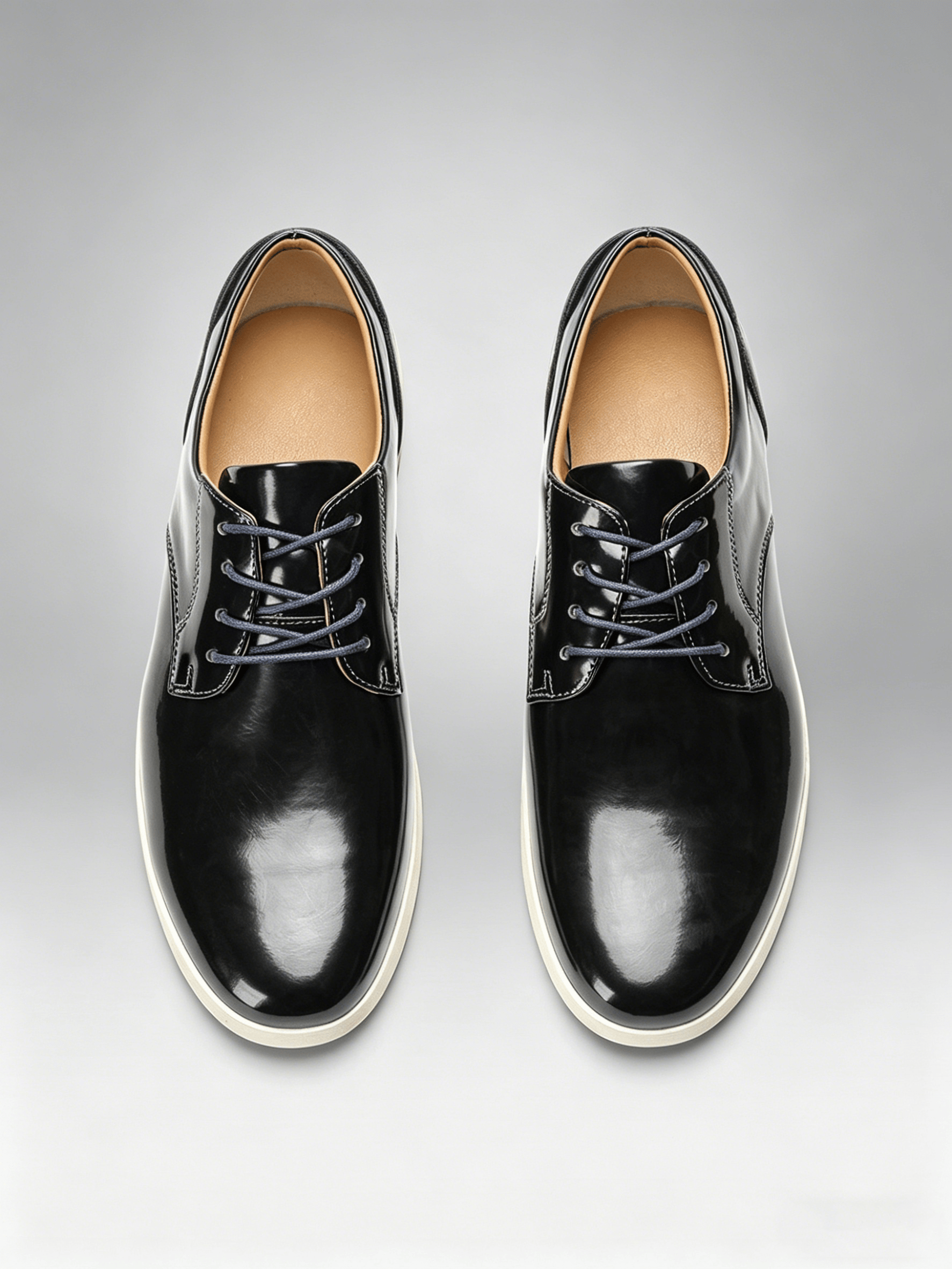 Black Patent Casual Shoes