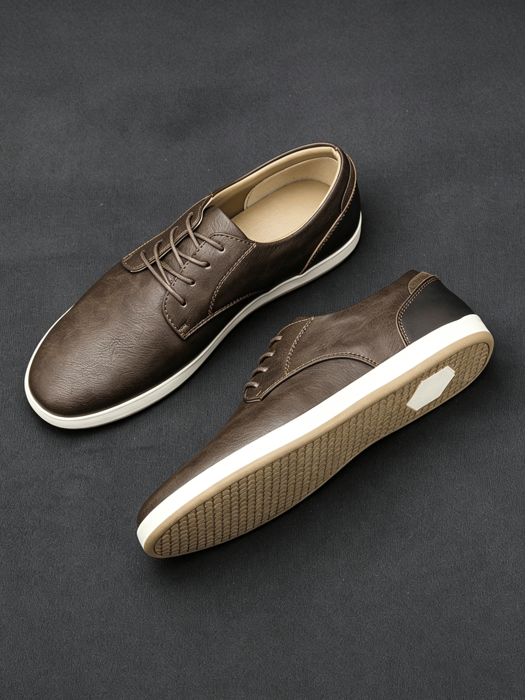 Men Coffee Brown Casual Shoes