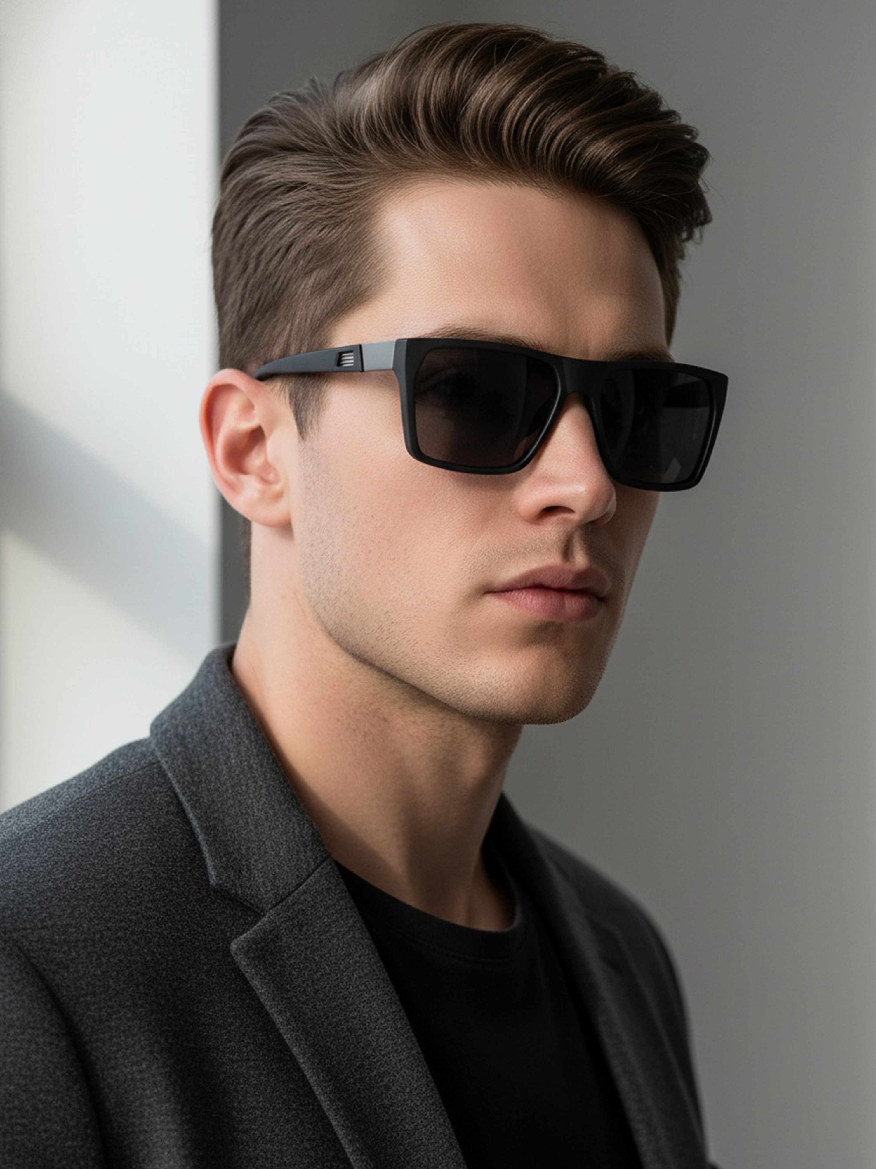 Black Square Frame Sunglasses