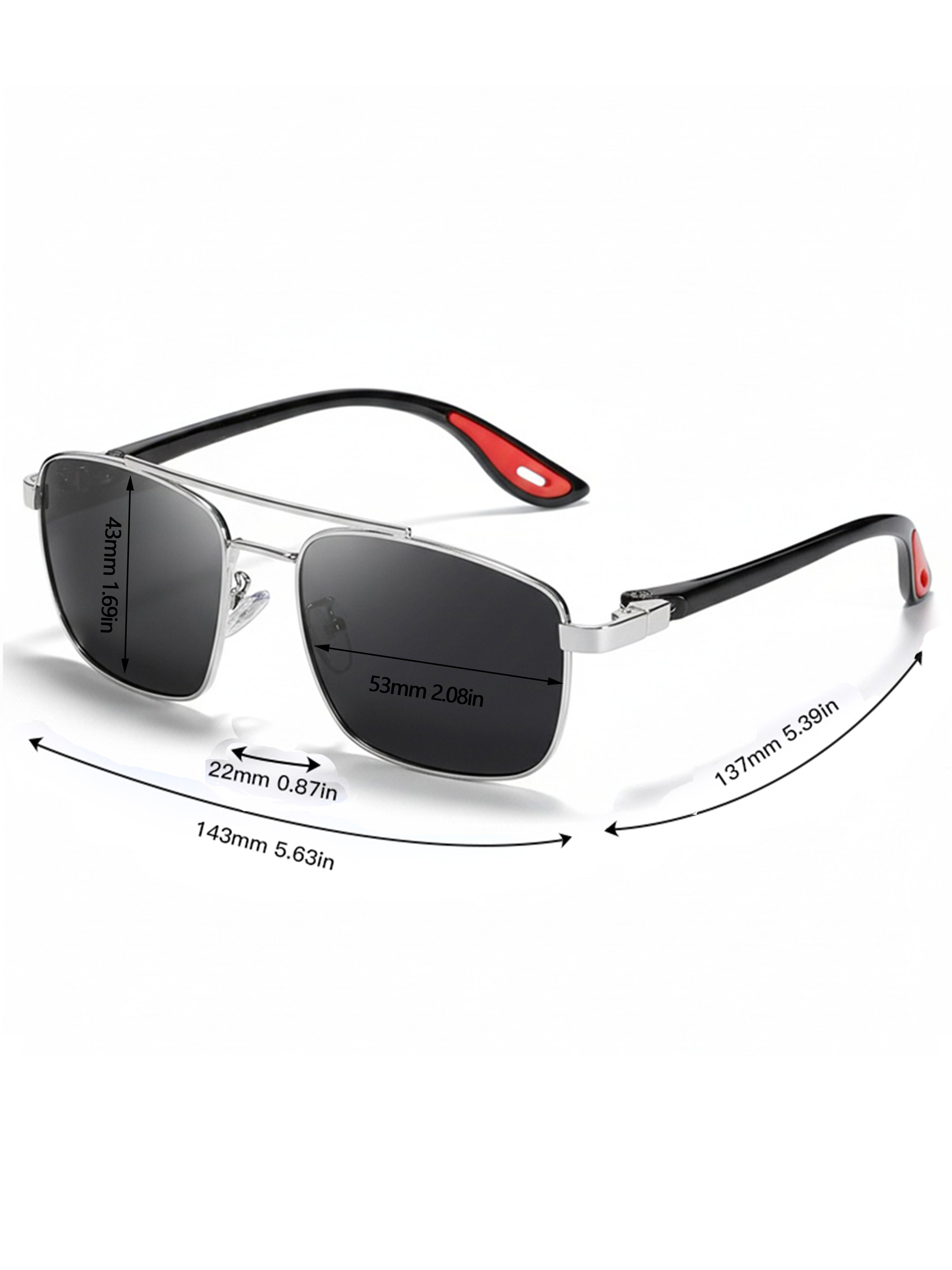 Solid Square Sunglasses
