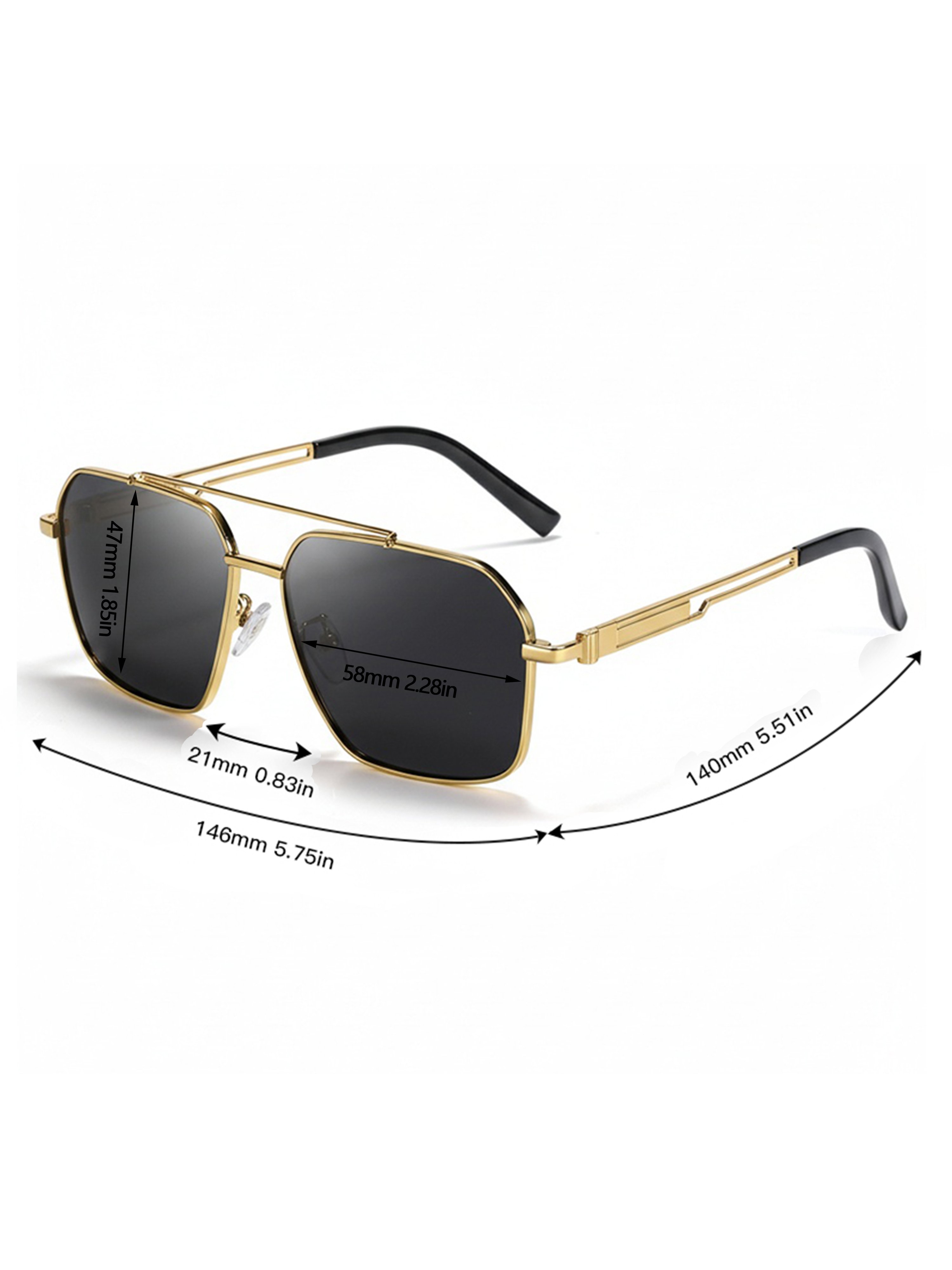Golden Aviator Sunglasses