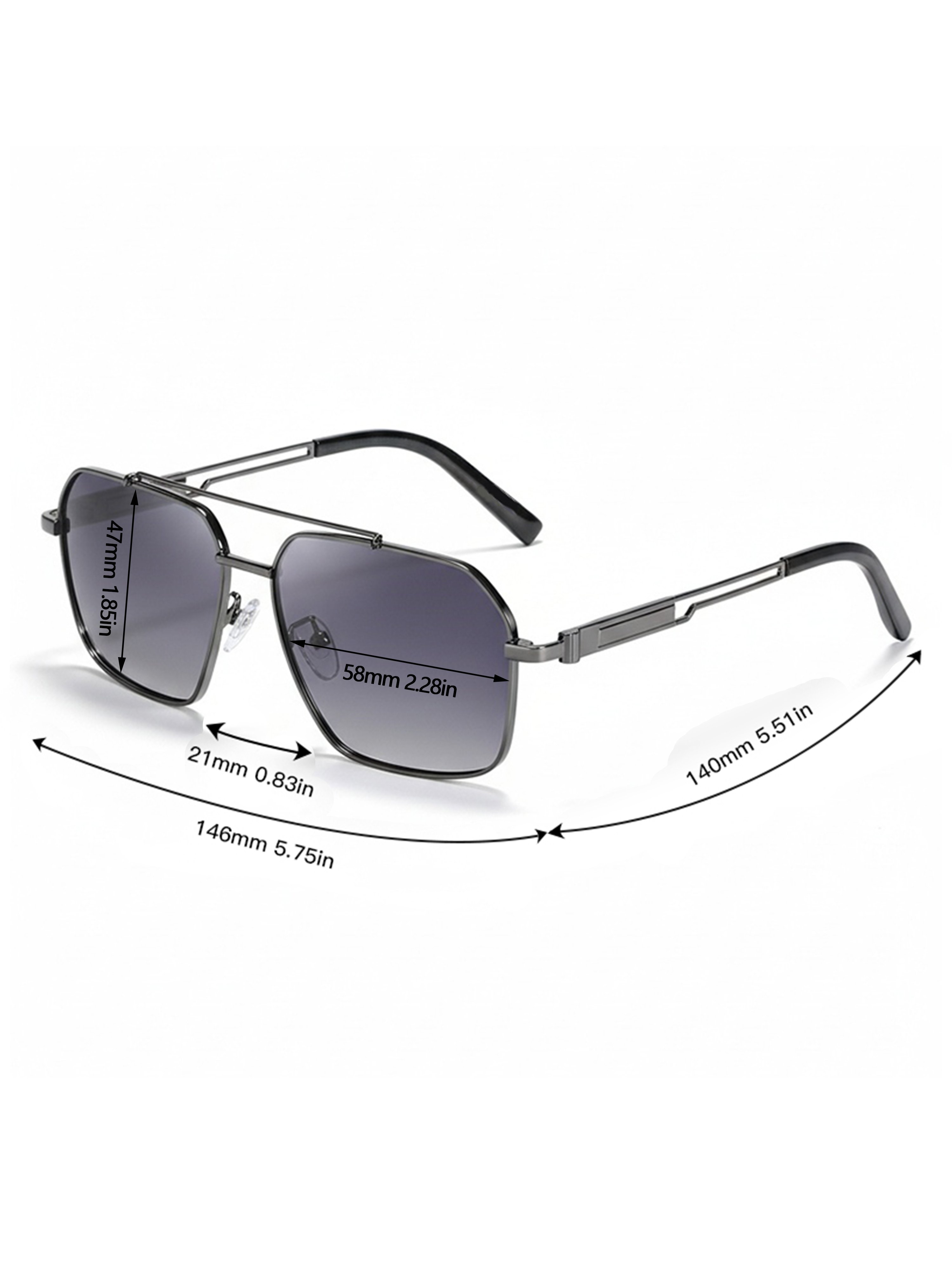 Silver Aviator Sunglasses