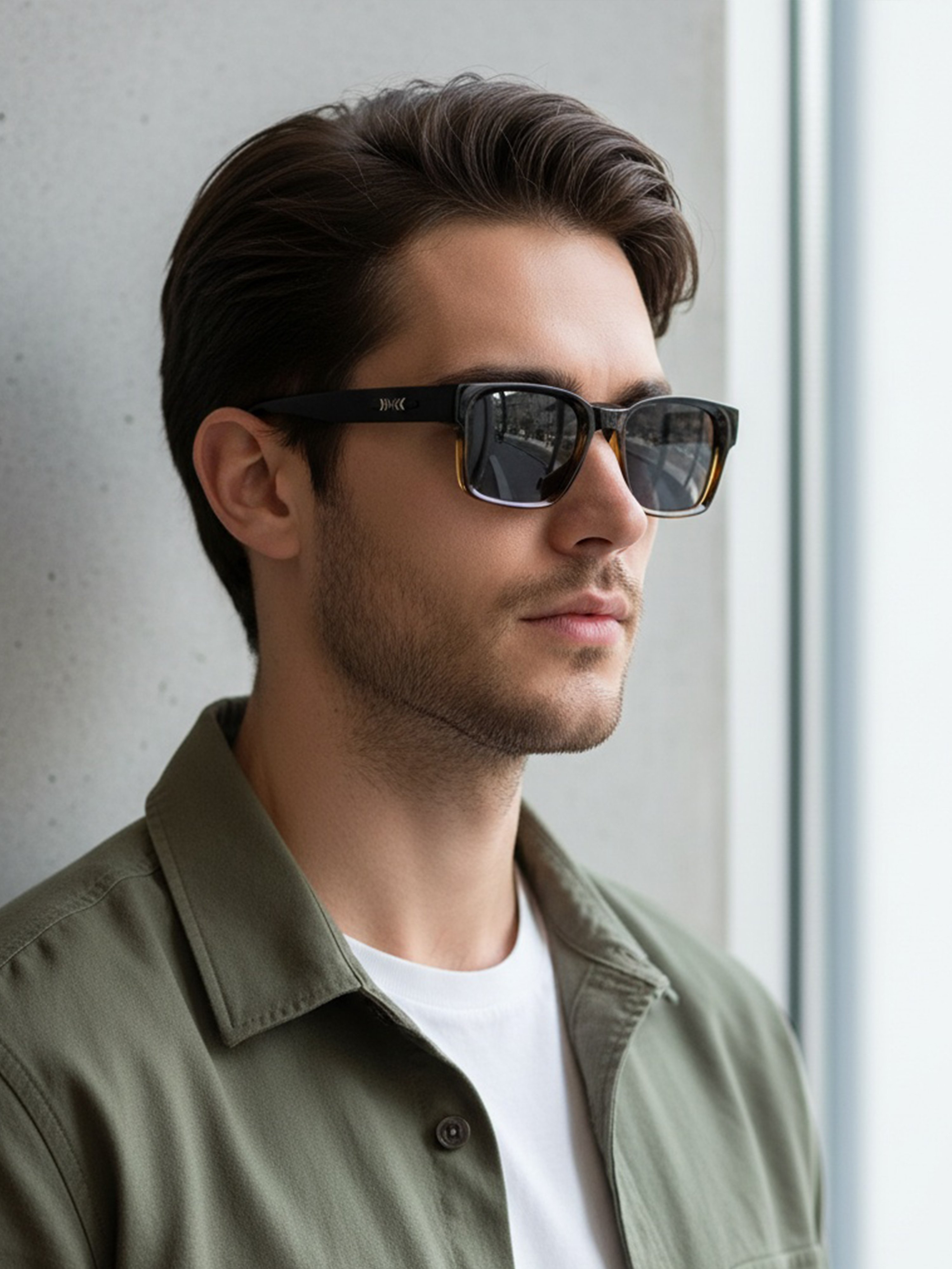 Black Square Sunglasses