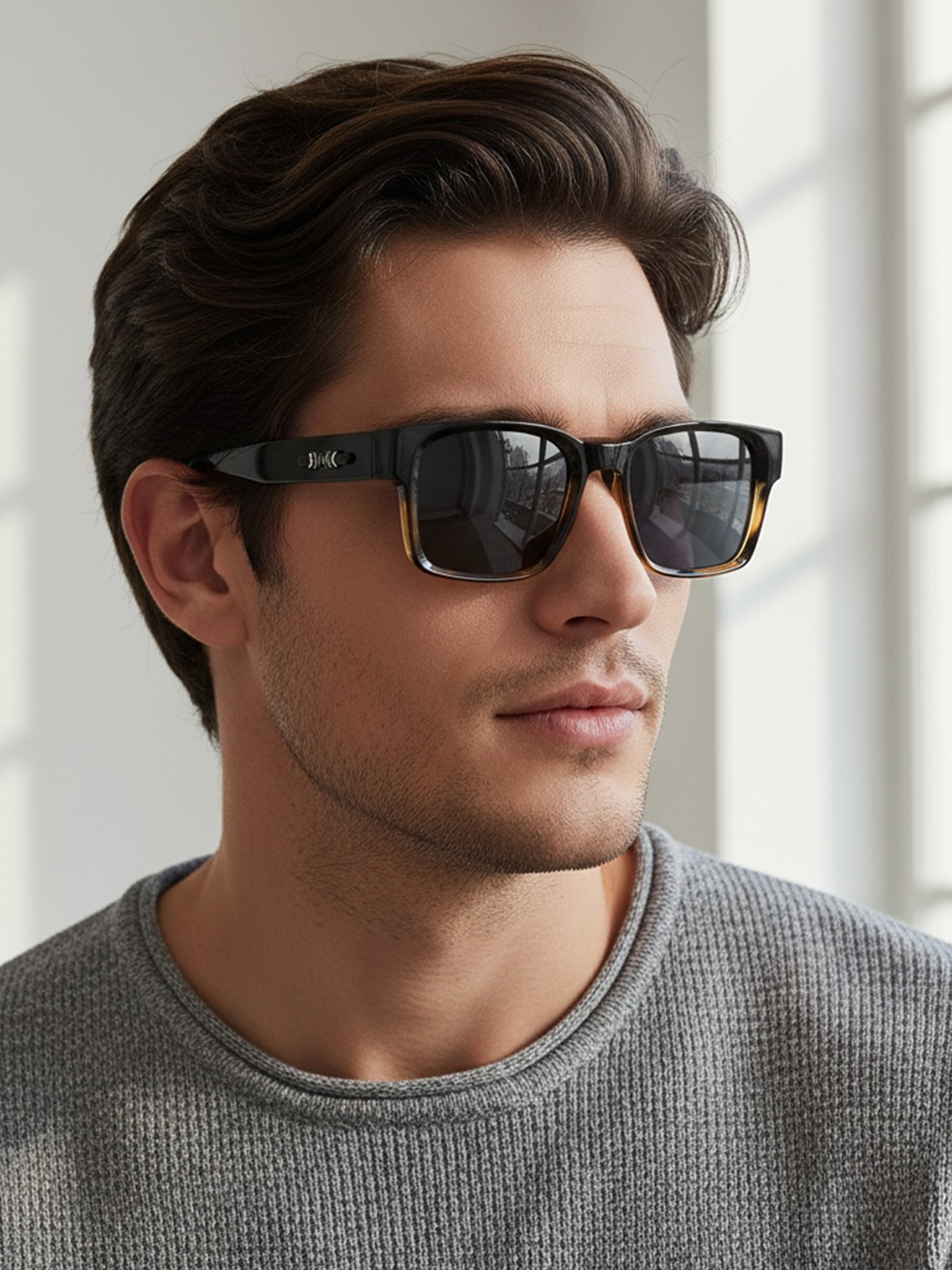 Black Square Sunglasses