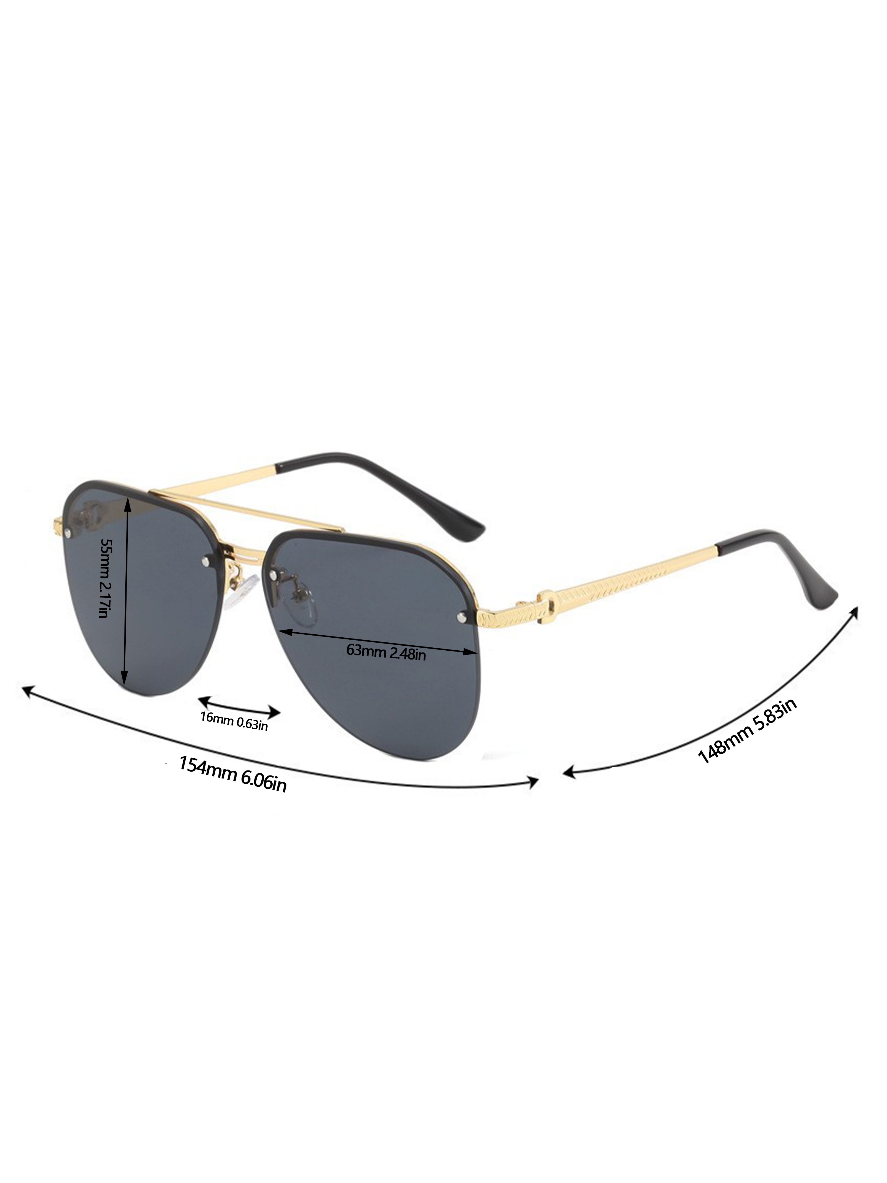 Gold Aviator Sunglasses