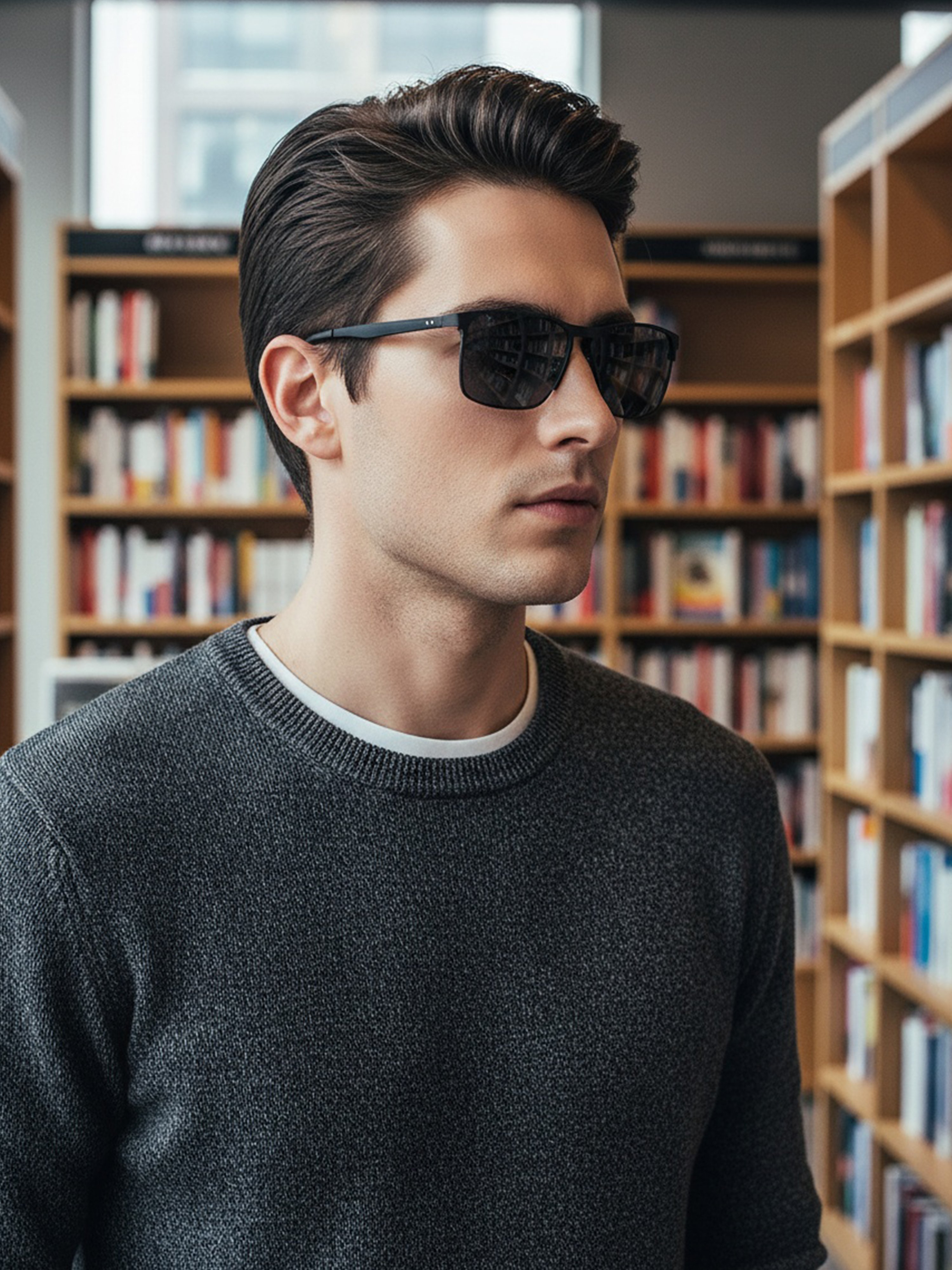 Black Square Sunglasses