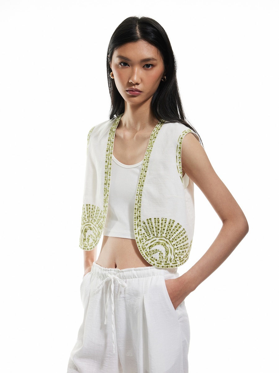 Embroidered Vest
