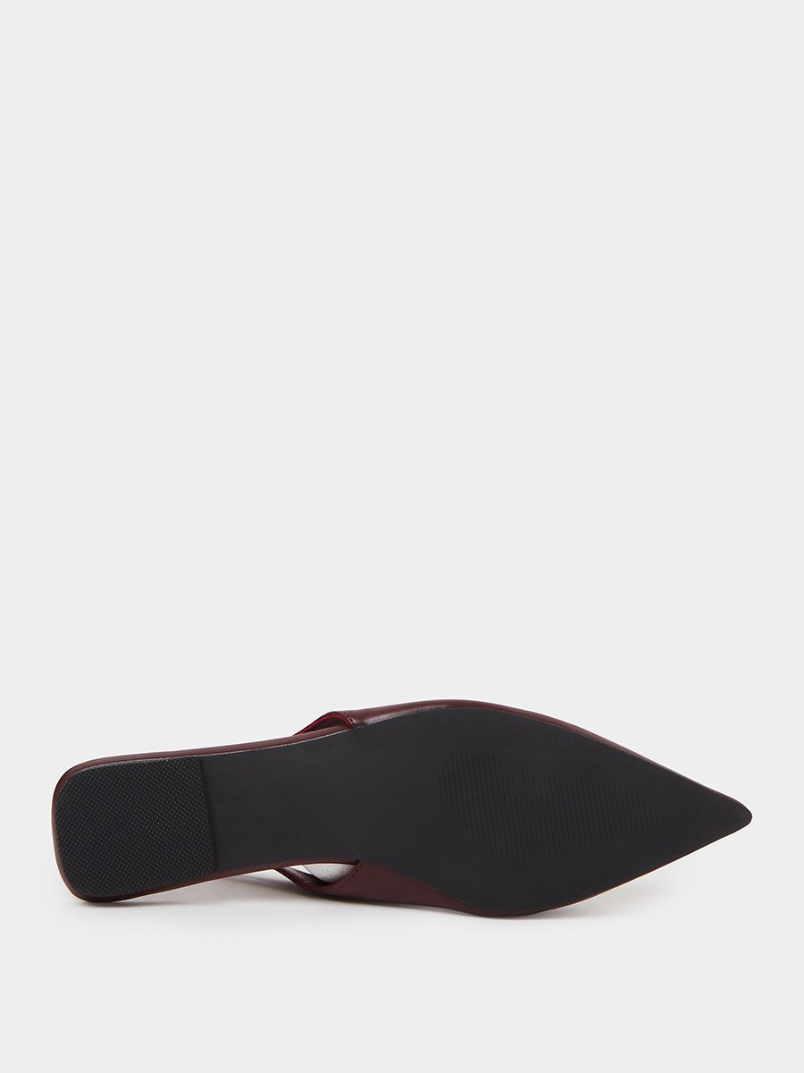 Burgundy Slingback Shoes