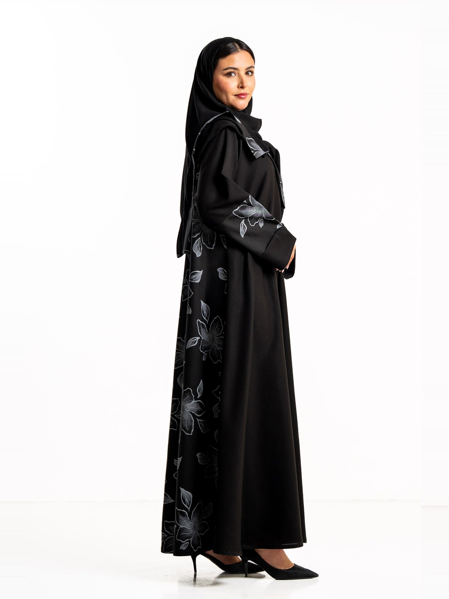 Floral Print Yara Abaya