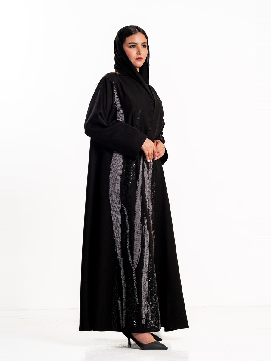 عباية ريحانة مزينة