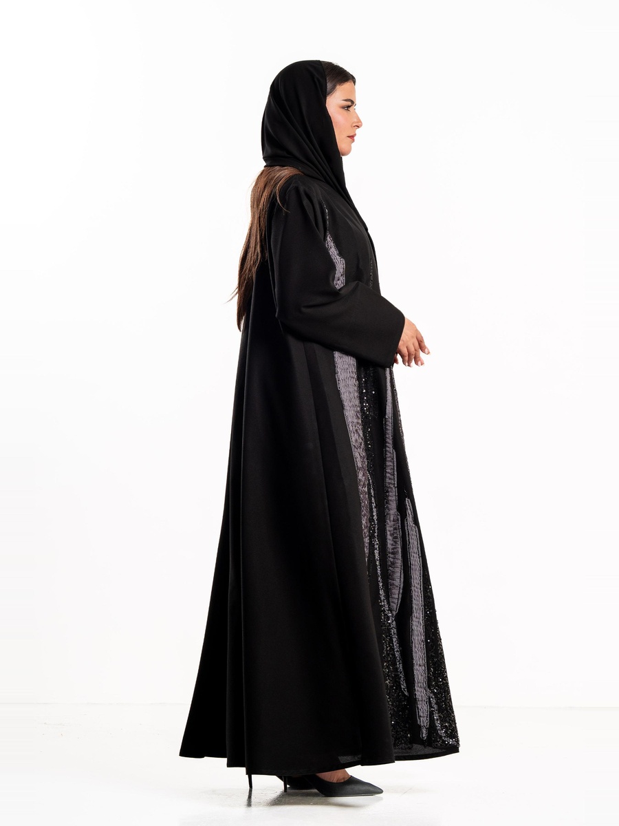 عباية ريحانة مزينة