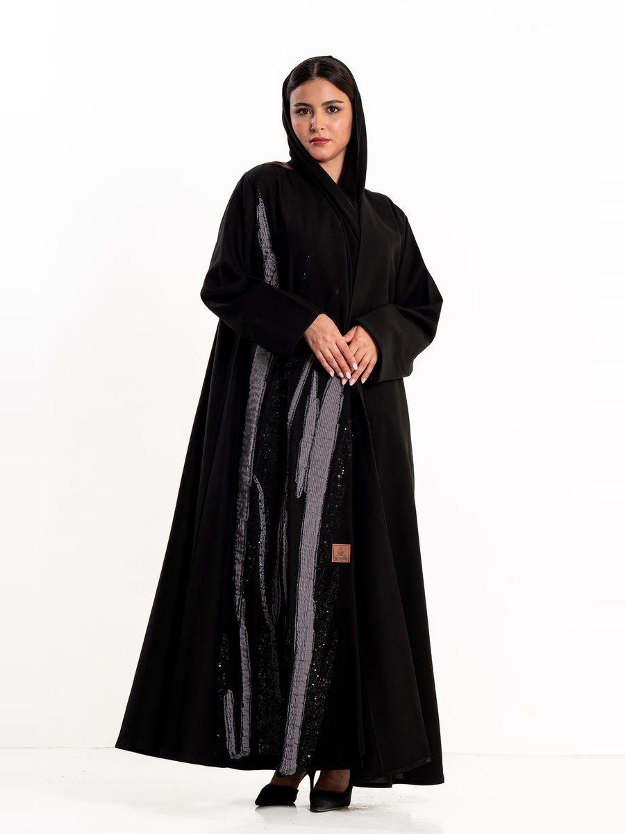 عباية ريحانة مزينة