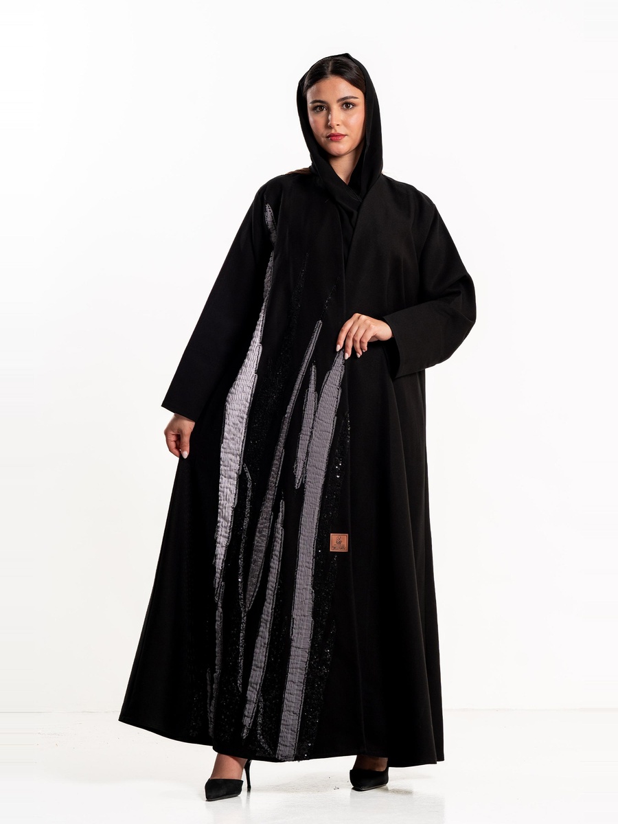 عباية ريحانة مزينة