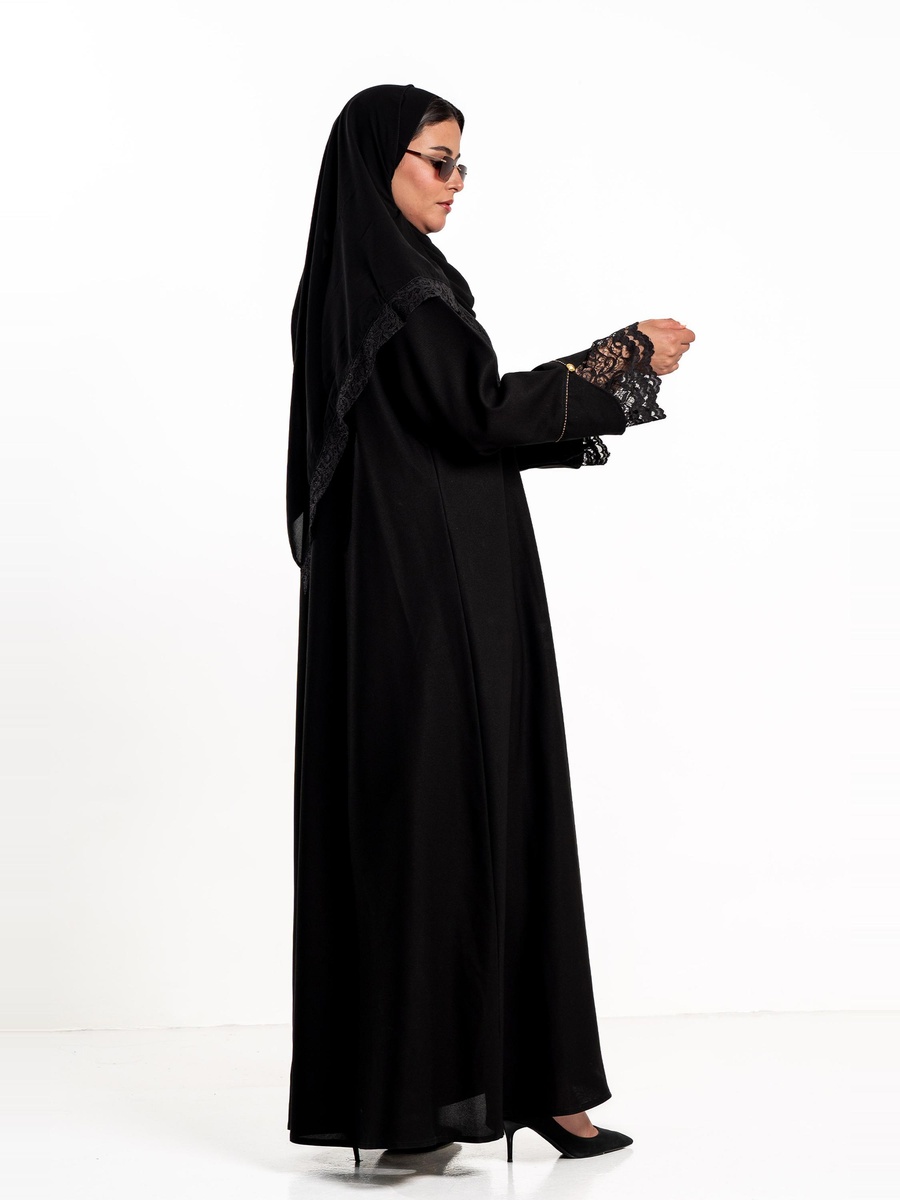 Taghreed Abaya with Lace Insert